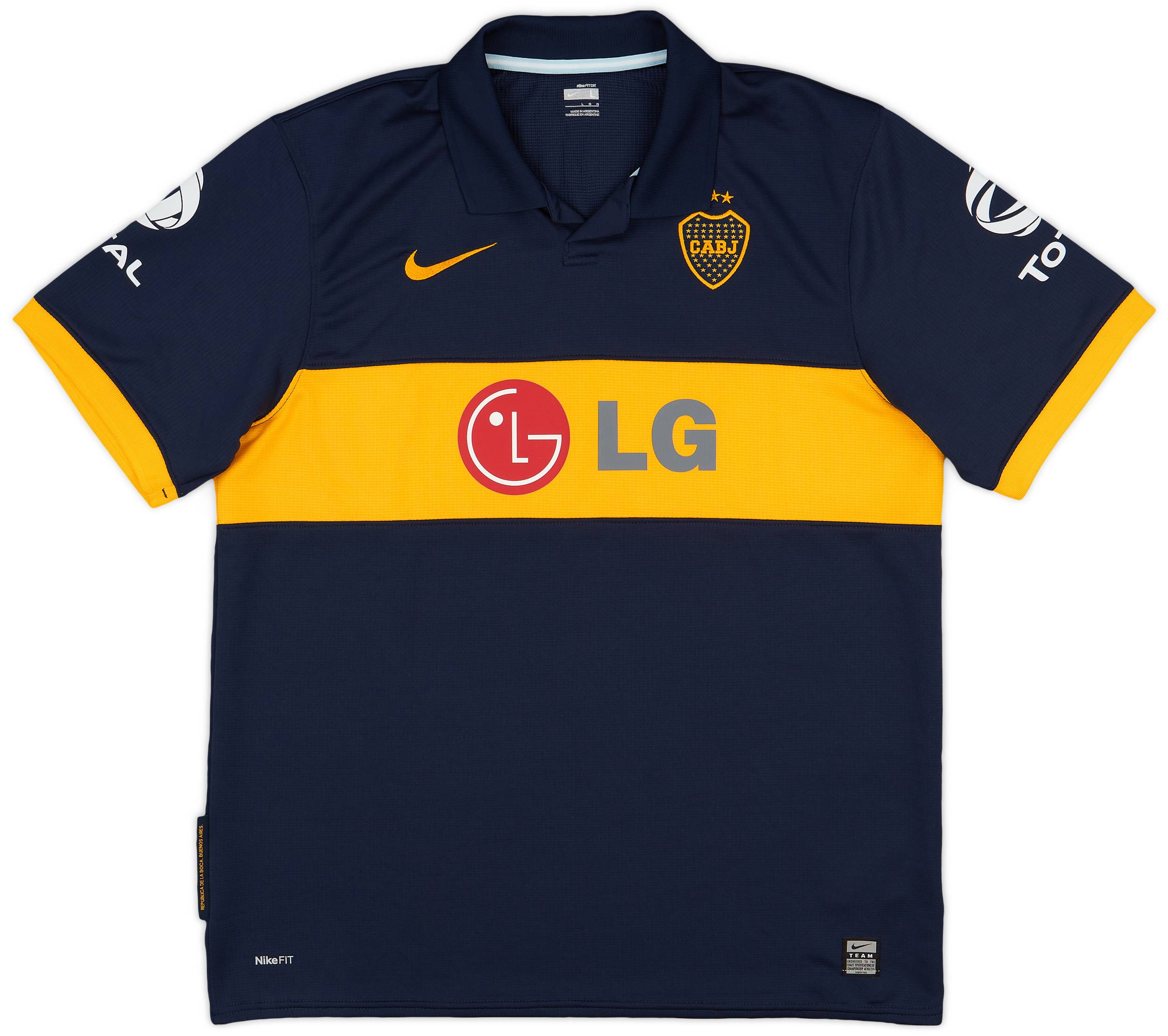 2009-10 Boca Juniors Home Shirt - 8/10 - (L)