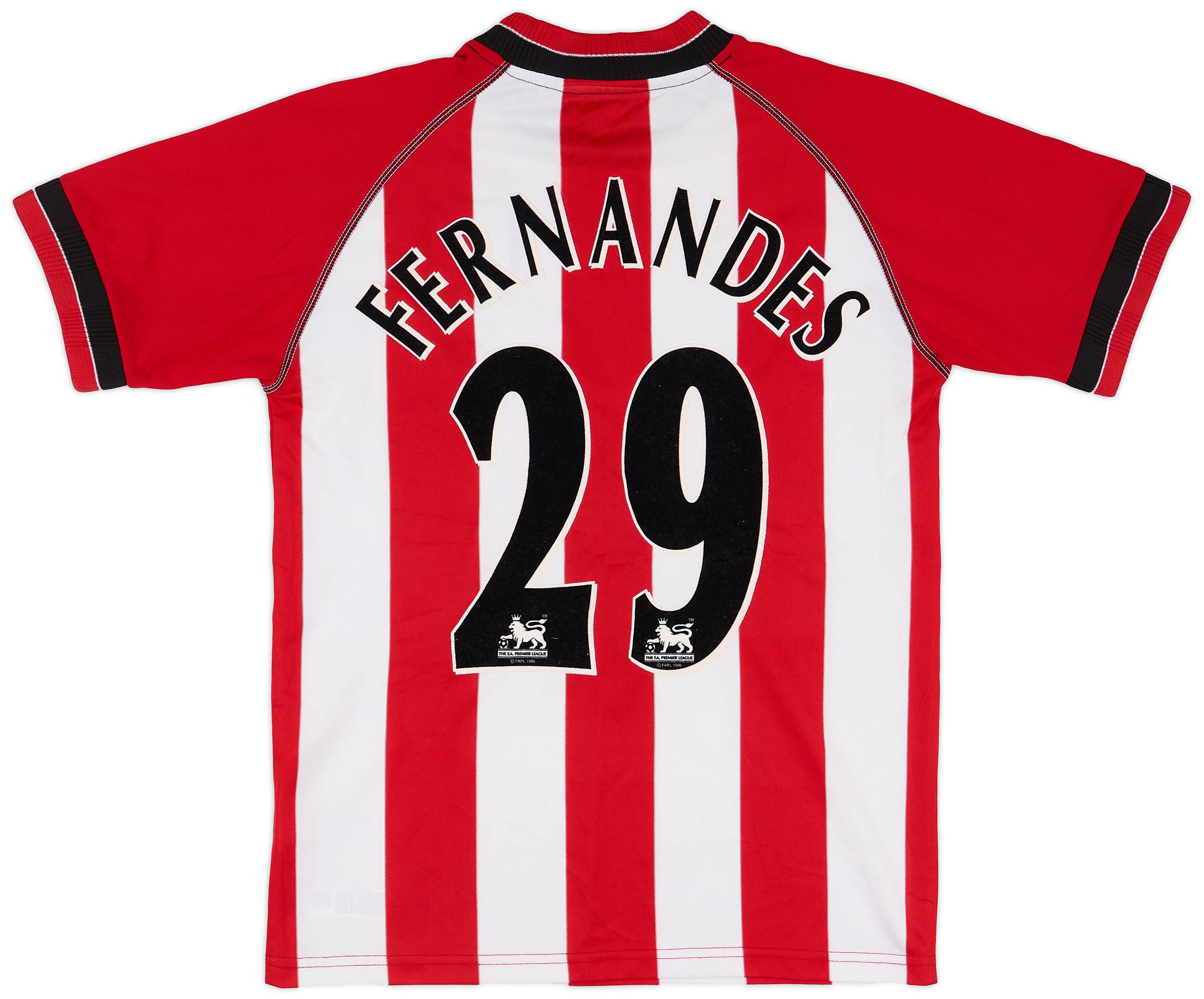 2003-05 Southampton Home Shirt Fernandes #29 - 8/10 - (L.Boys)