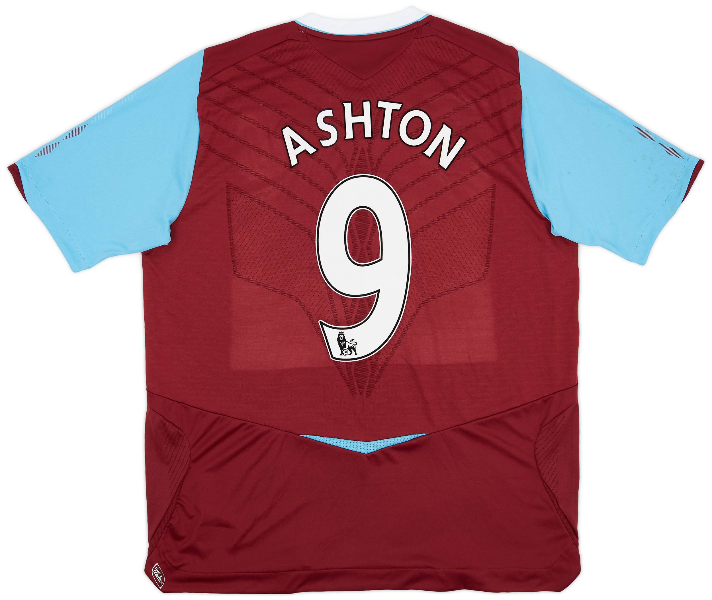 2008-09 West Ham Squad Signed Home Shirt Ashton #9
