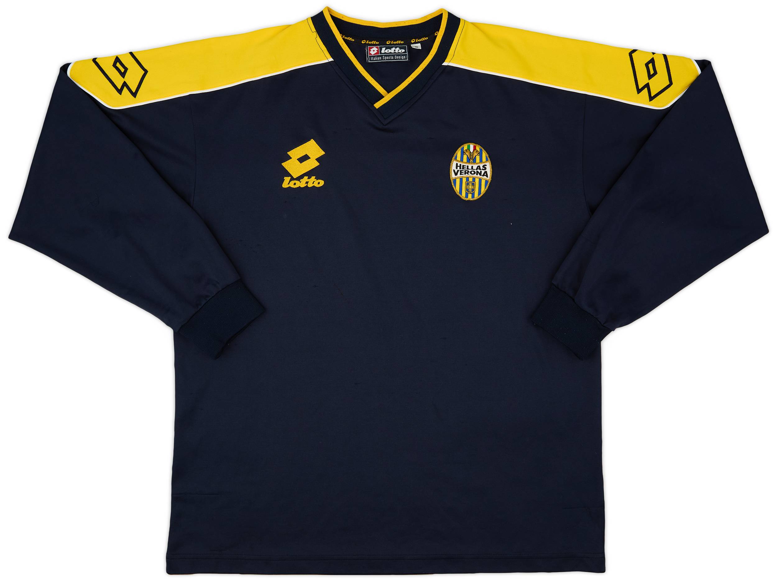 2000-02 Hellas Verona Lotto Training L/S Shirt - 9/10 - (XL)