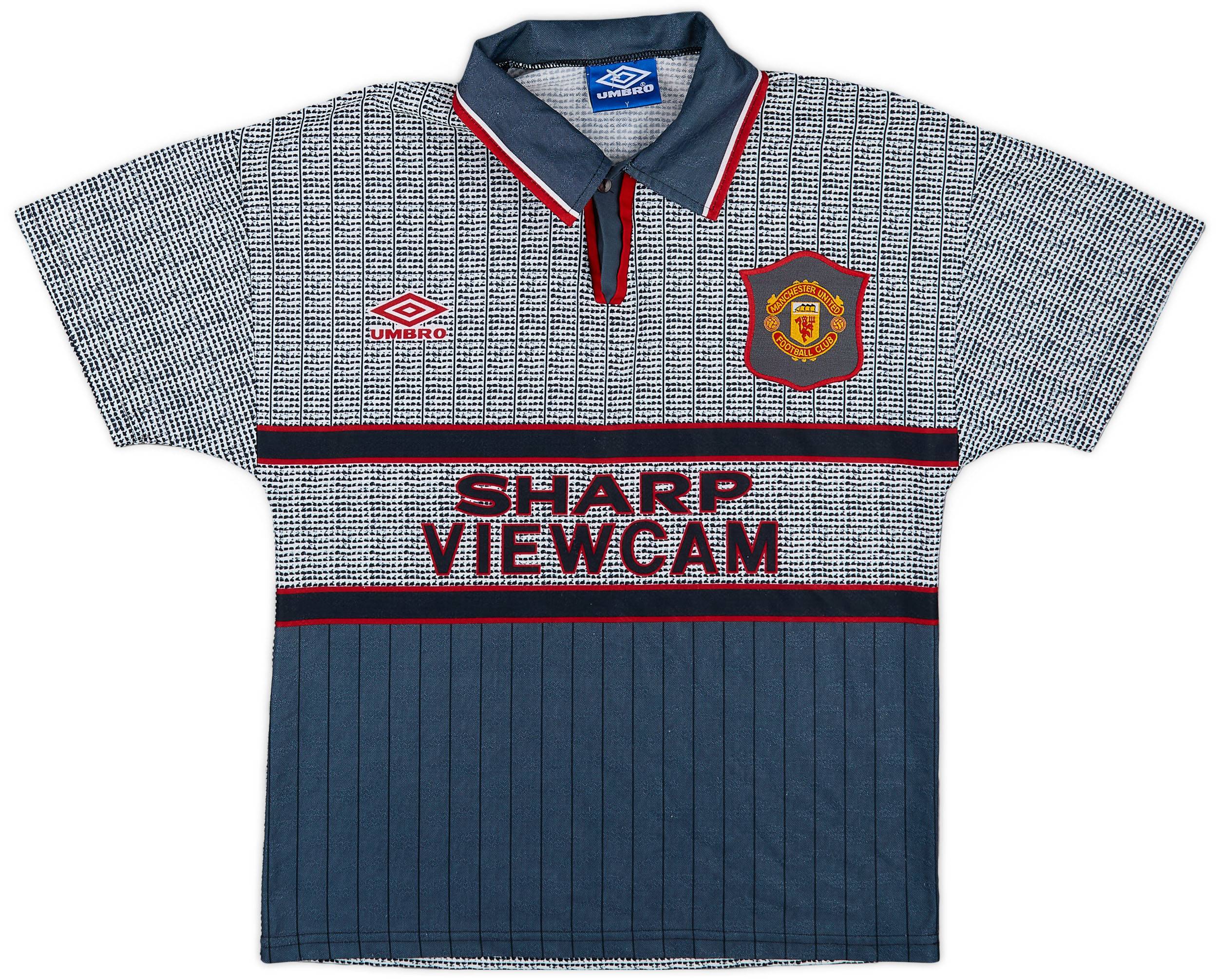 1995-96 Manchester United Away Shirt - 9/10 - (Y)