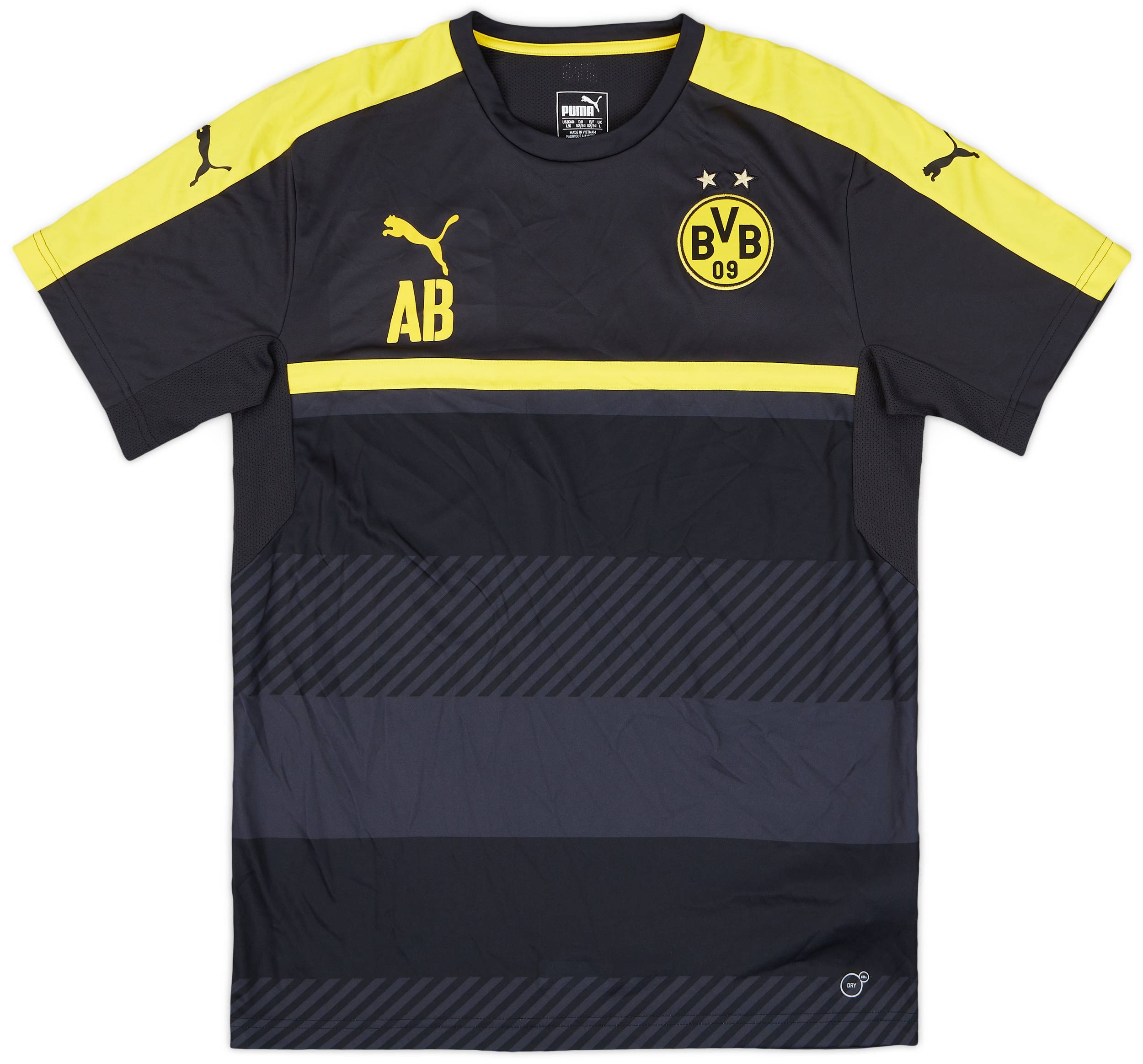 2016-17 Borussia Dortmund Staff Issue Training Shirt 'AB' - 10/10 - (L)