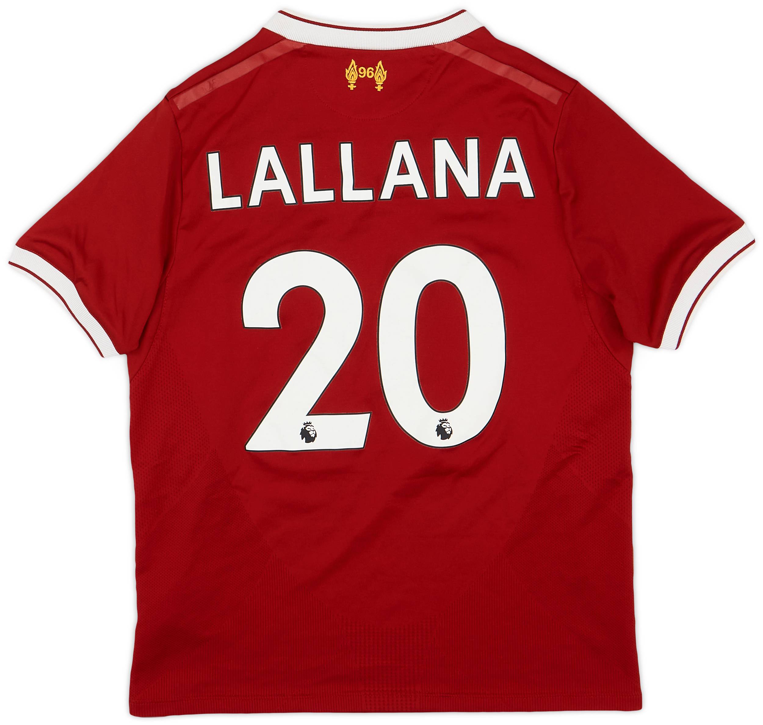 2017-18 Liverpool 125 Years Home Shirt Lallana #20 - 8/10 - (M.Boys)