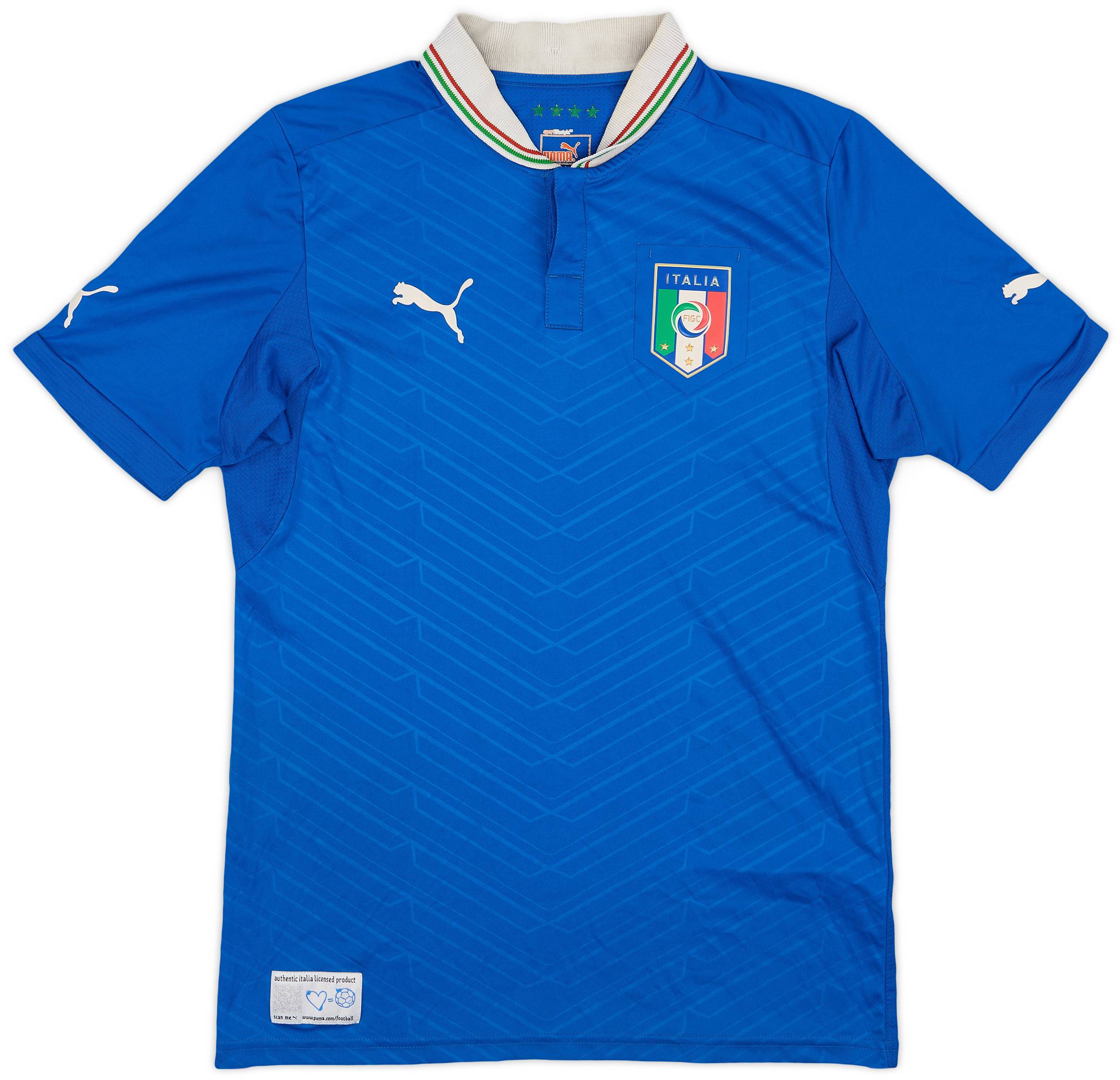 2012-13 Italy Home Shirt - 8/10 - (S)