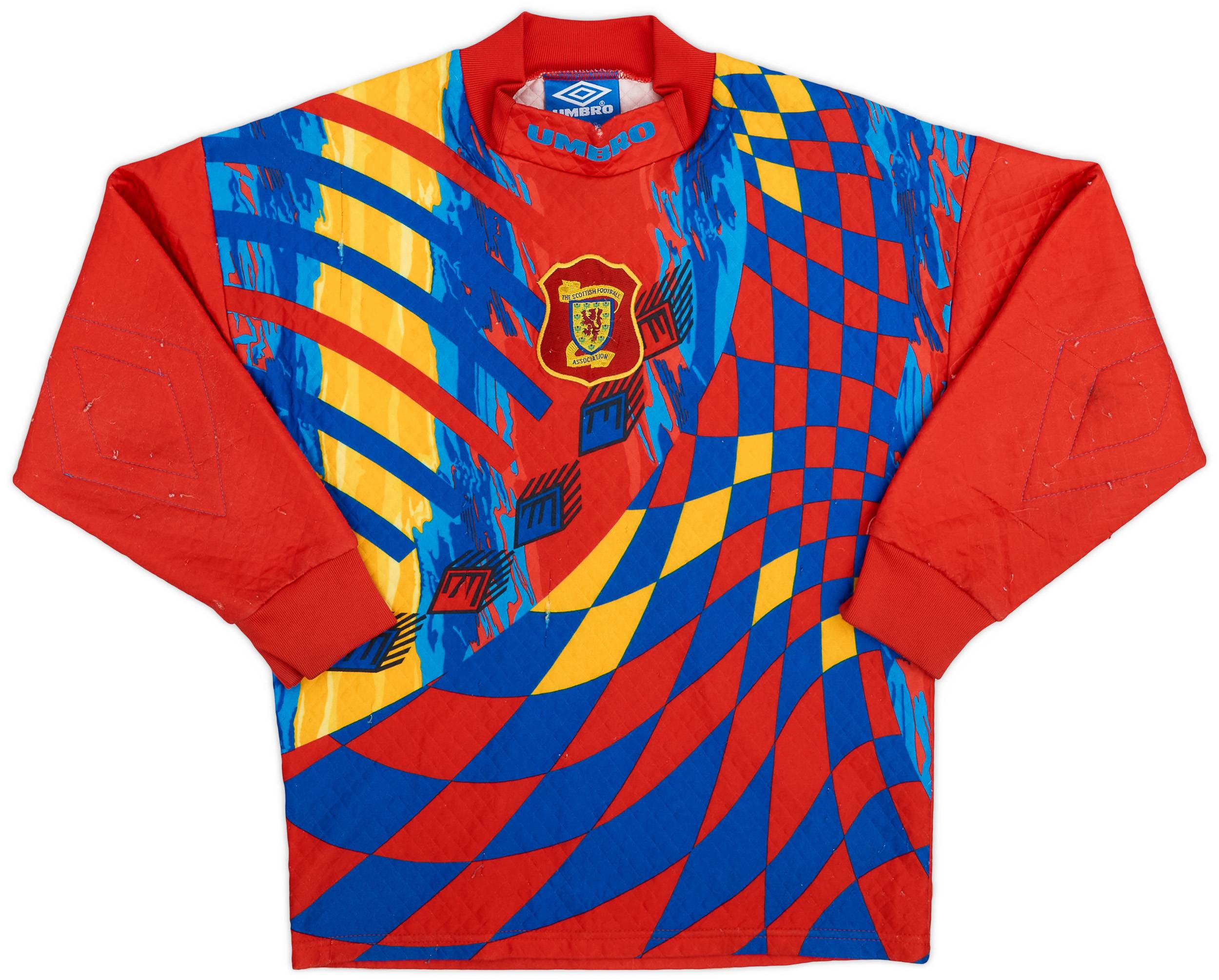 1995-96 Scotland GK Shirt - 8/10 - (L.Boys)