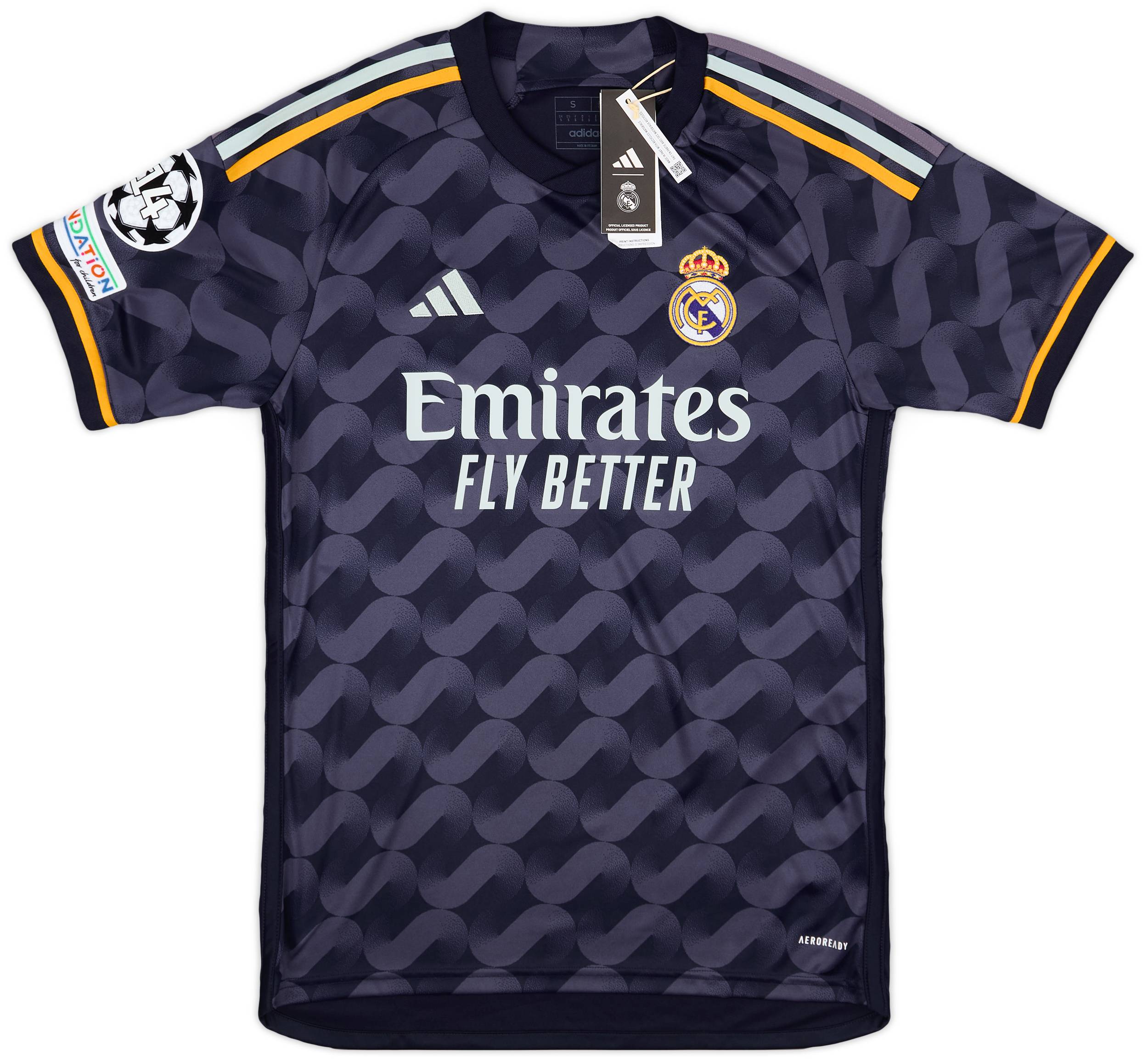 2023-24 Real Madrid Away CL Shirt (S)