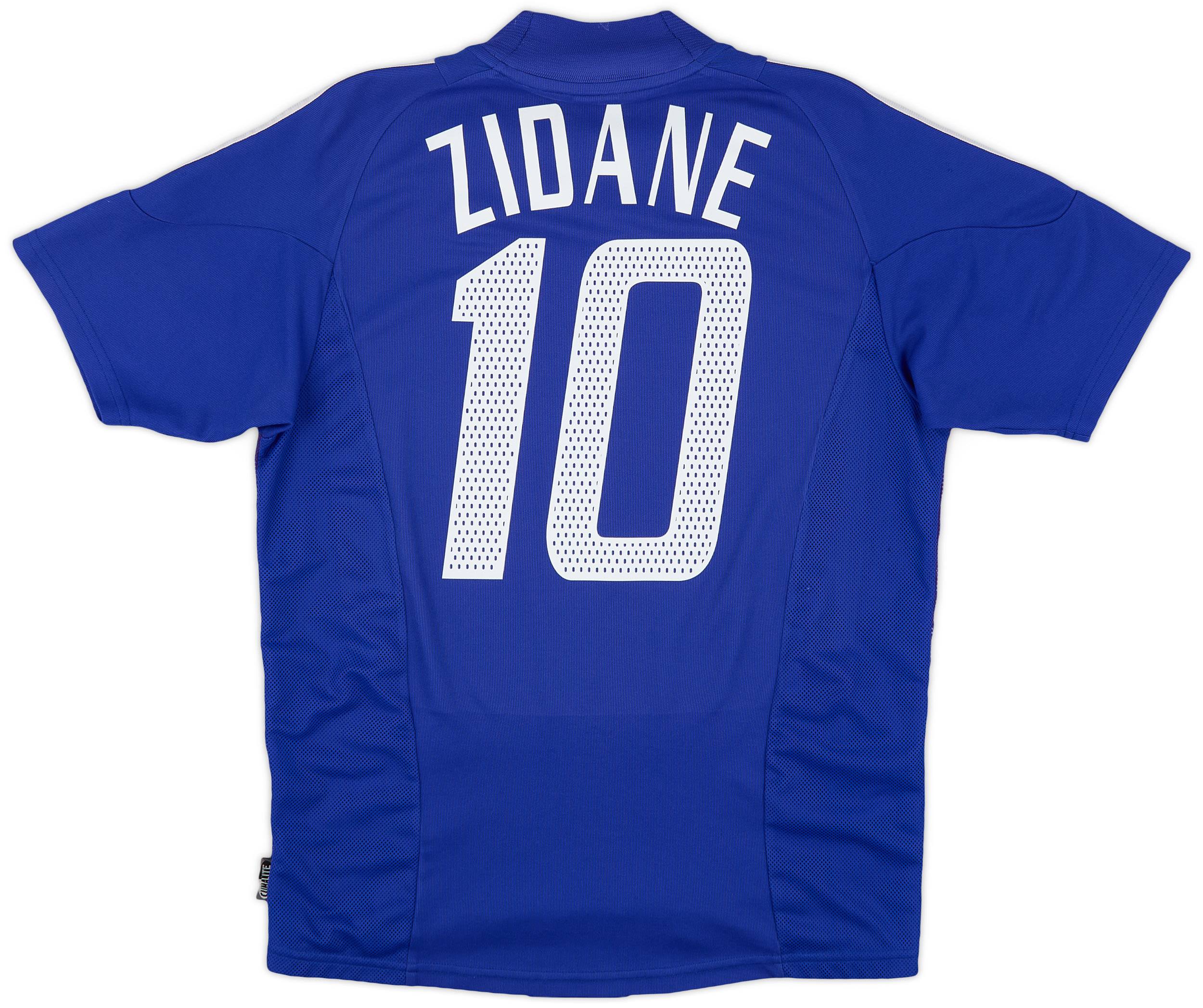 2002-04 France Home Shirt Zidane #10 - 5/10 - (S)