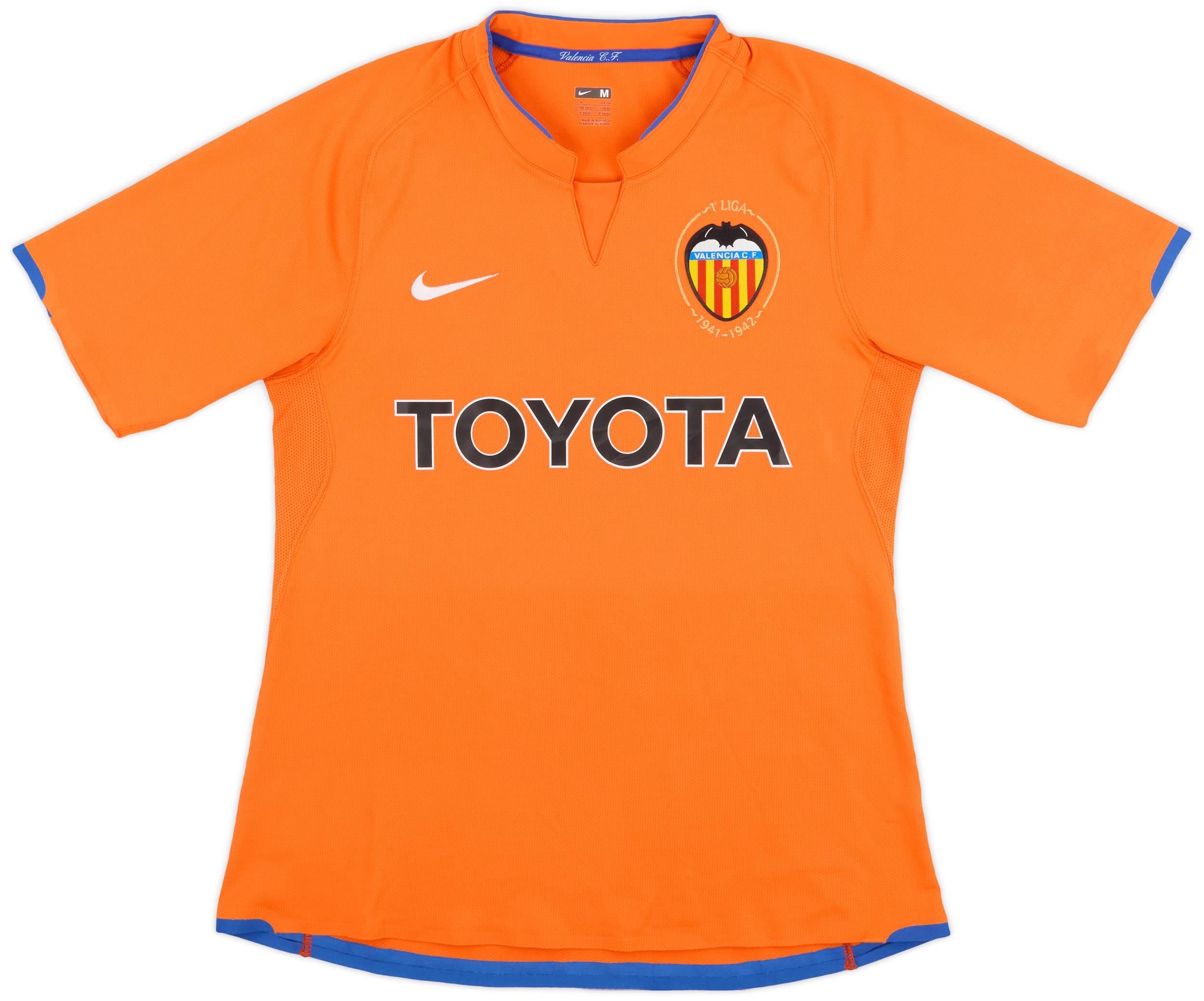 2007-08 Valencia Away Shirt - 9/10 - (M)