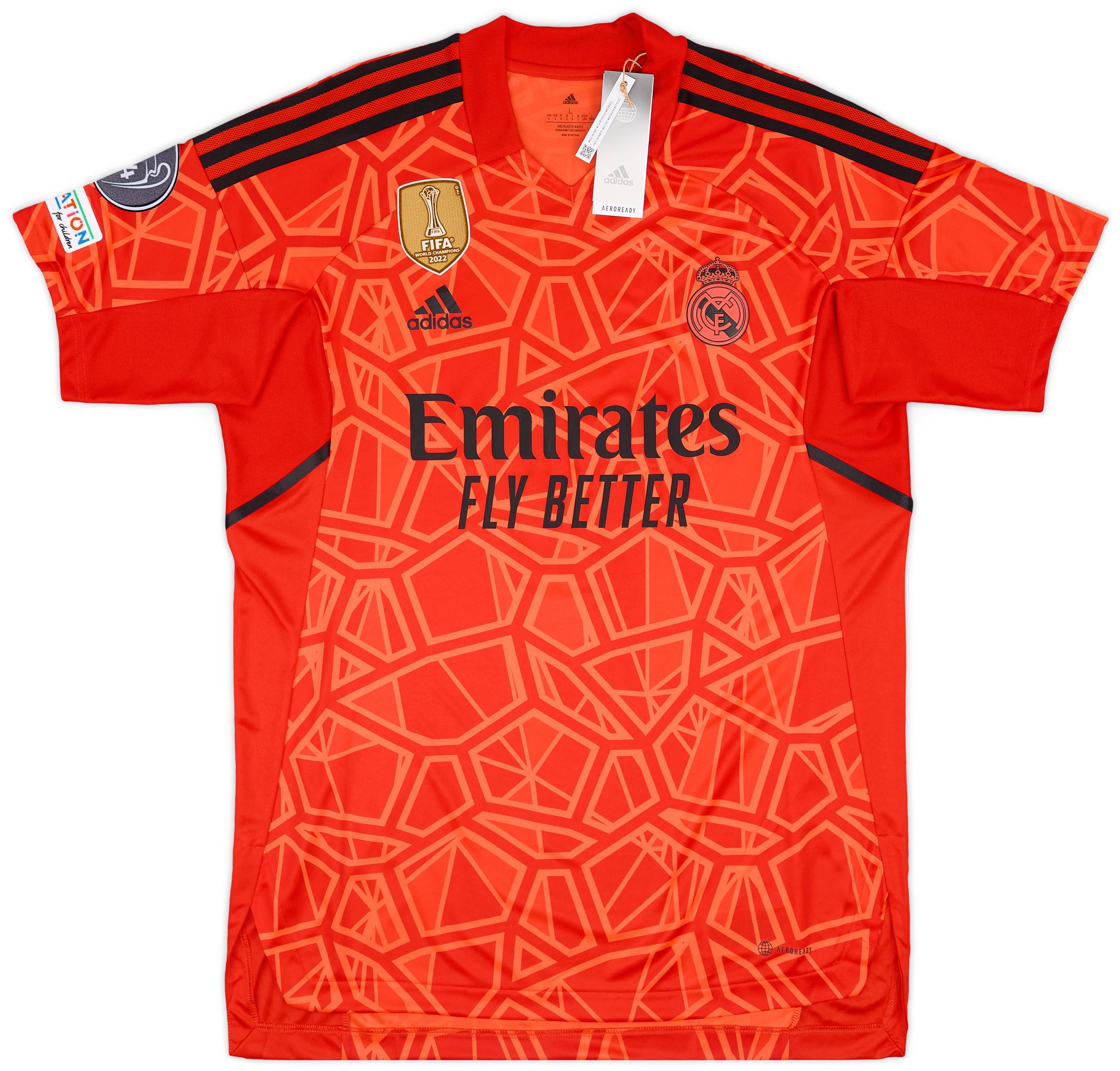 2022-23 Real Madrid GK Away Shirt Courtois #1 (L)