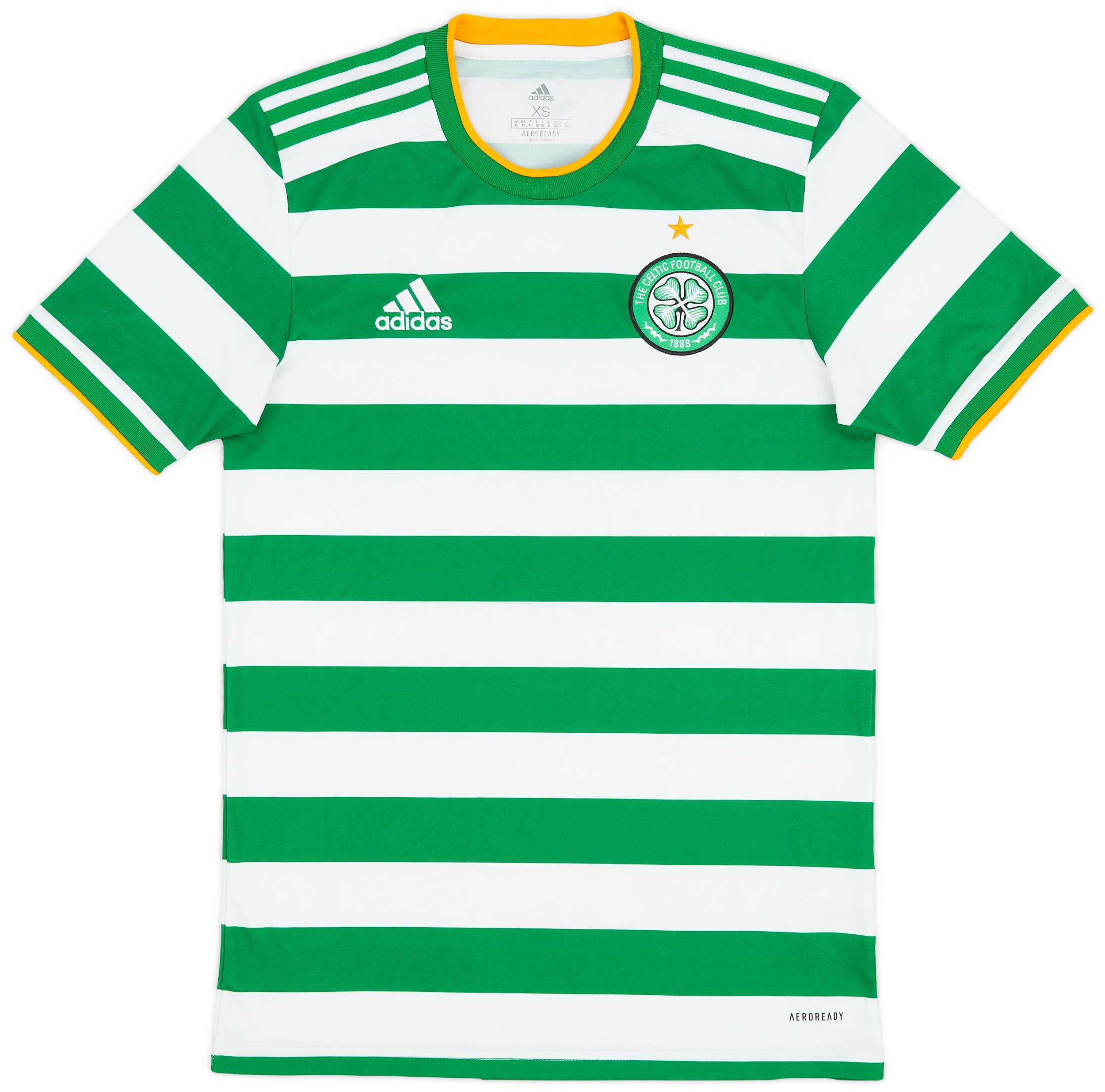 2020-21 Celtic Home Shirt - 9/10 - (XS)