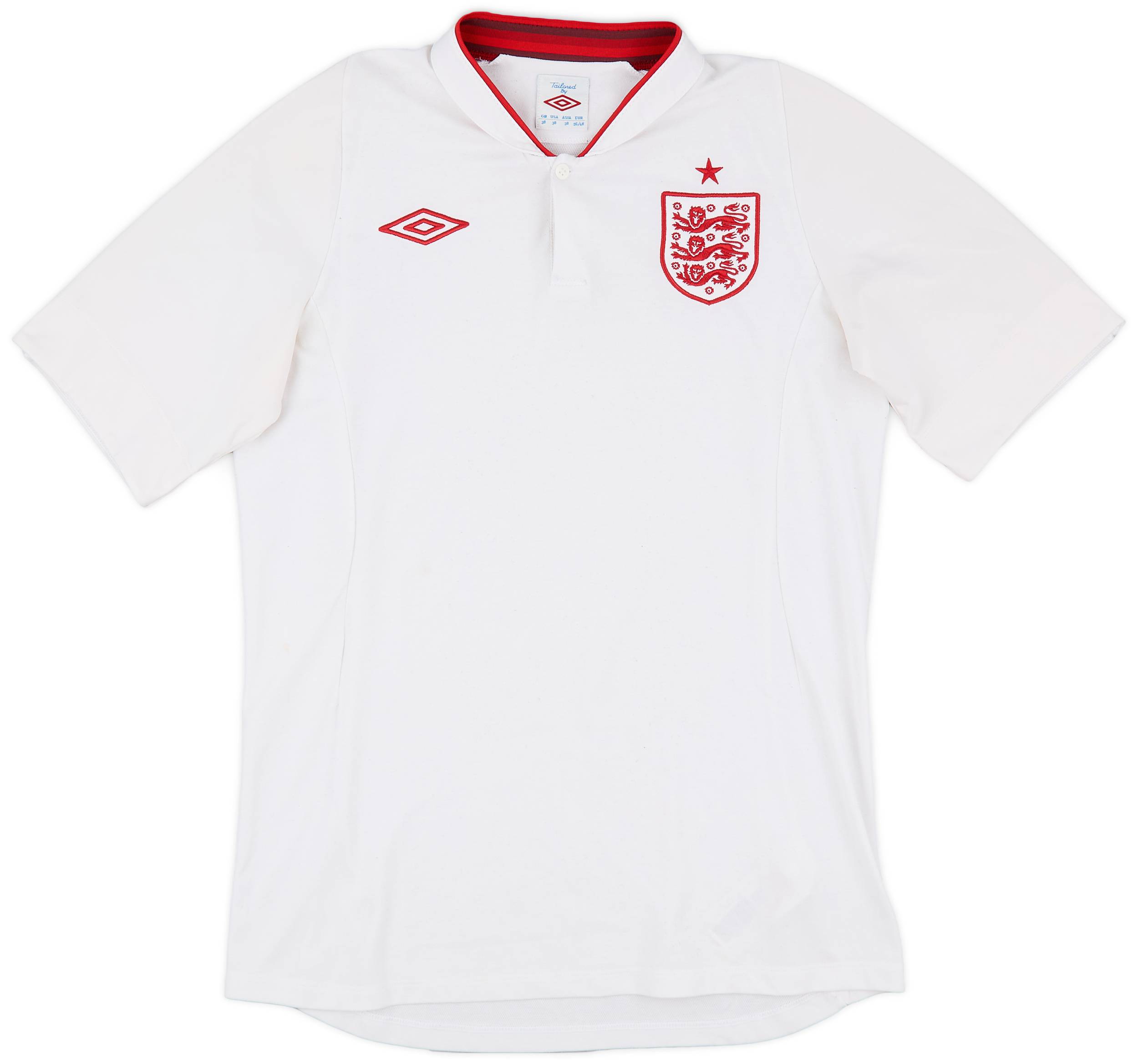 2012-13 England Home Shirt - 6/10 - (M)