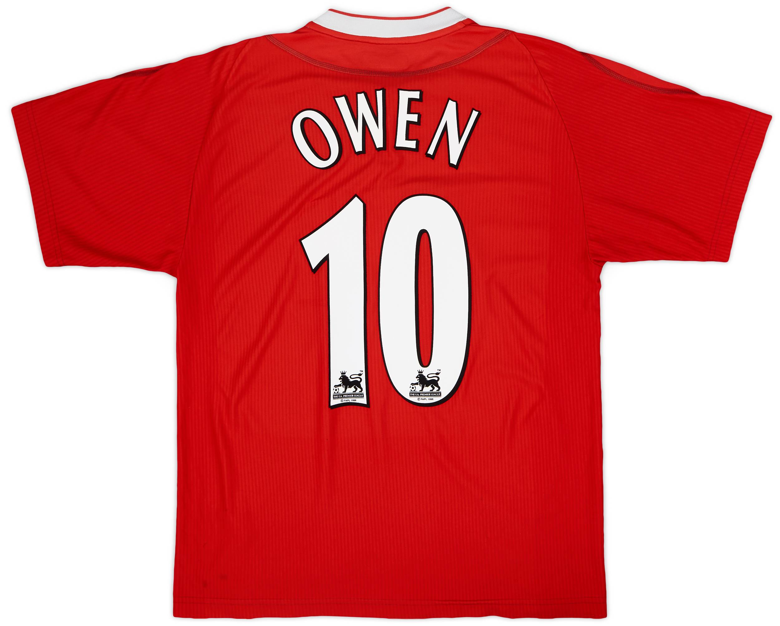 2002-04 Liverpool Home Shirt Owen #10 - 4/10 - (M)