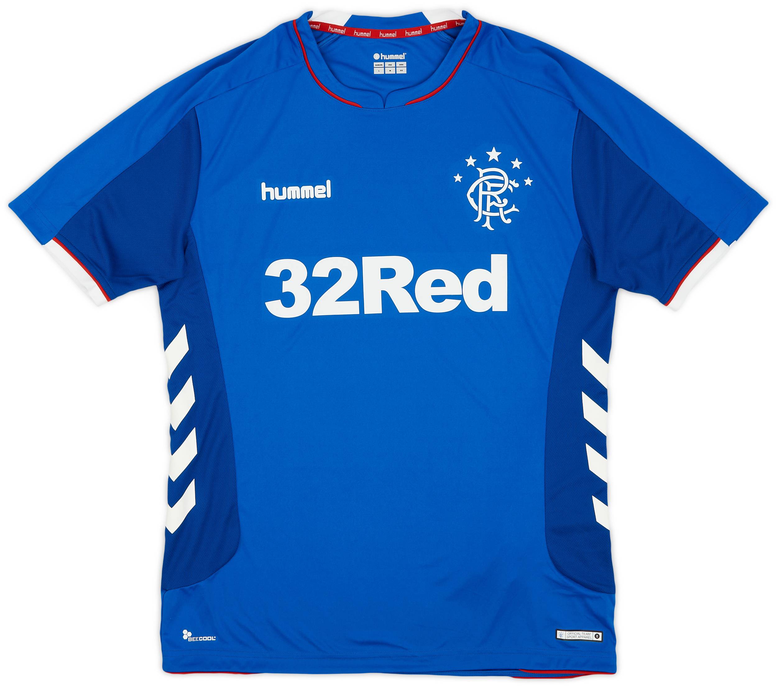 2018-19 Rangers Home Shirt - 10/10 - (L)