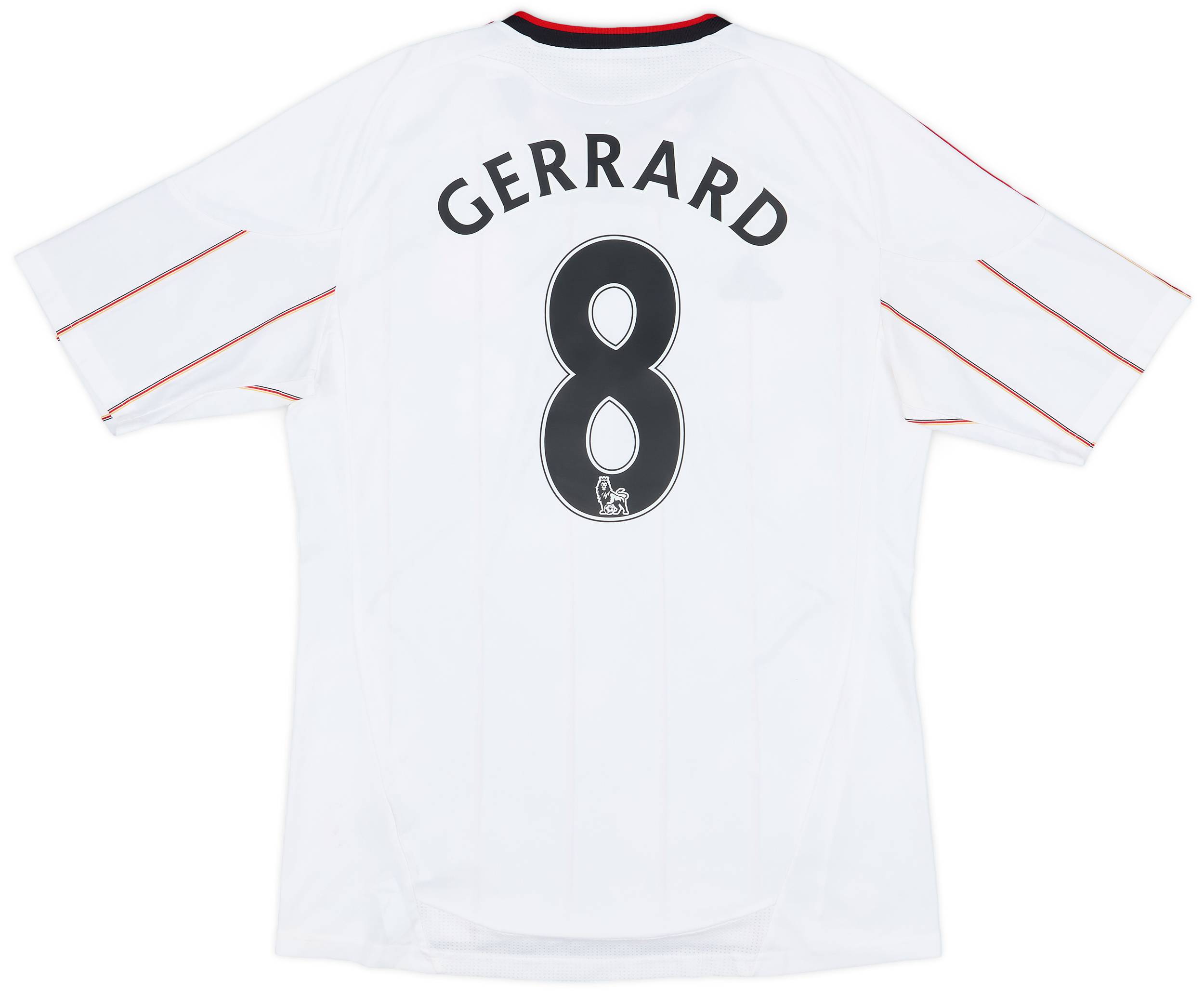 2010-11 Liverpool Away Shirt Gerrard #8 - 8/10 - (M)