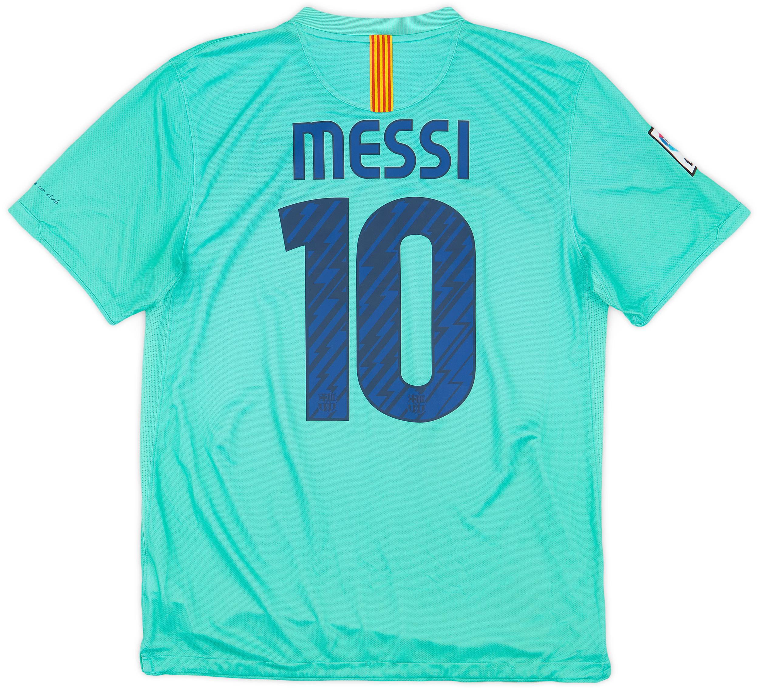 2010-11 Barcelona Away Shirt Messi #10 - 8/10 - (L)