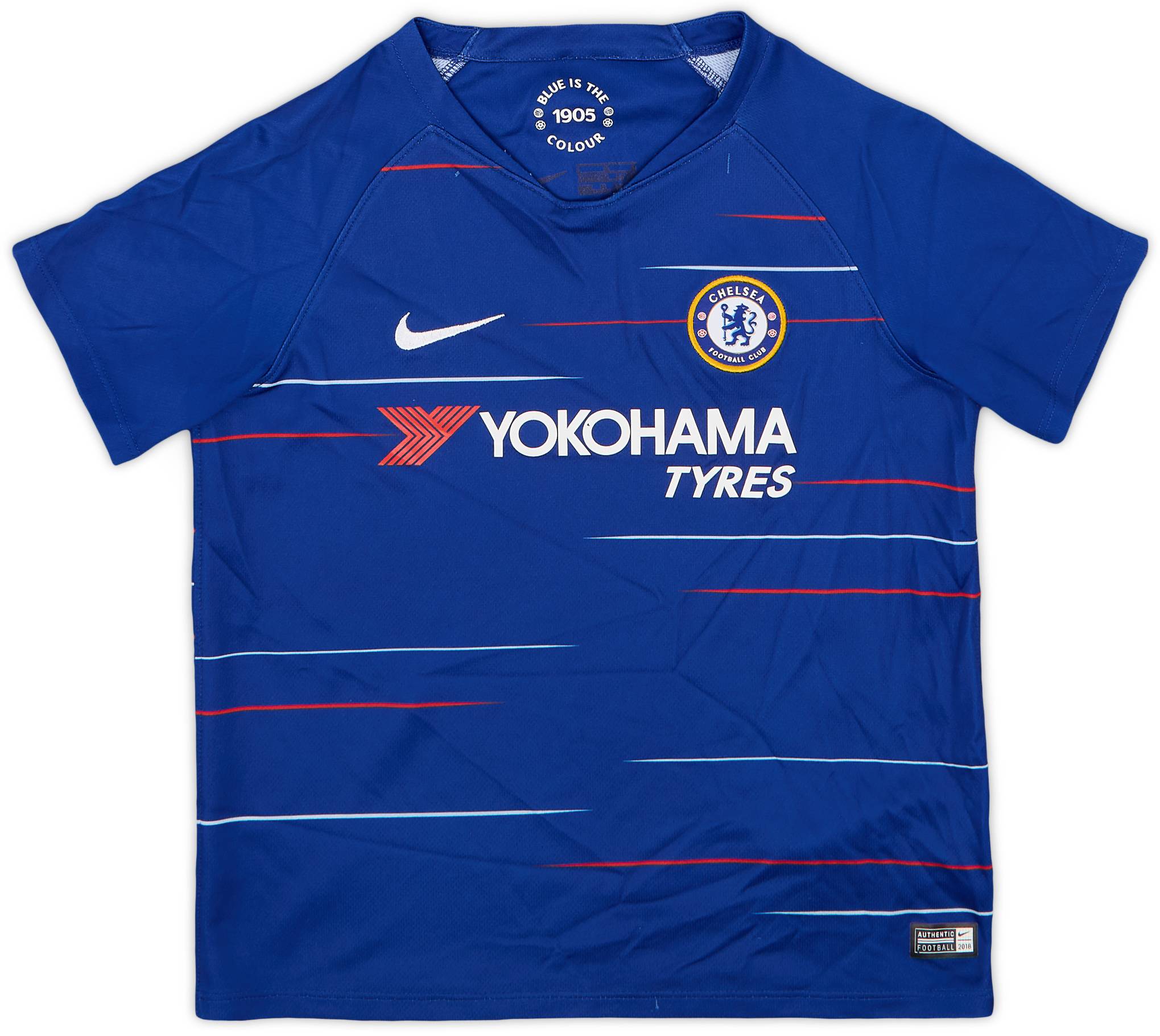 2018-19 Chelsea Home Shirt - 6/10 - (S.Boys)