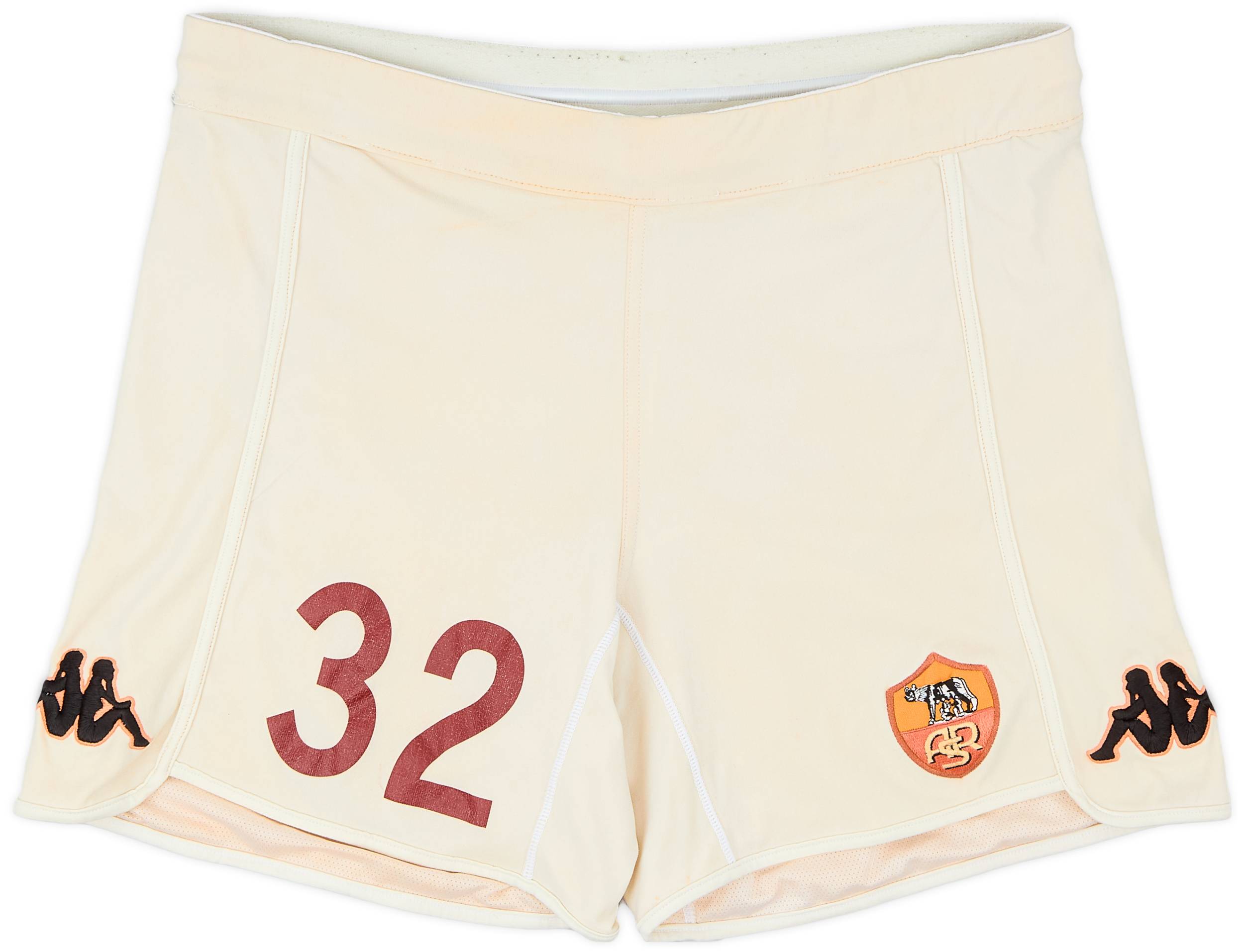 2000-01 Roma Player Issue Away Shorts #32 - 4/10 - (XL)