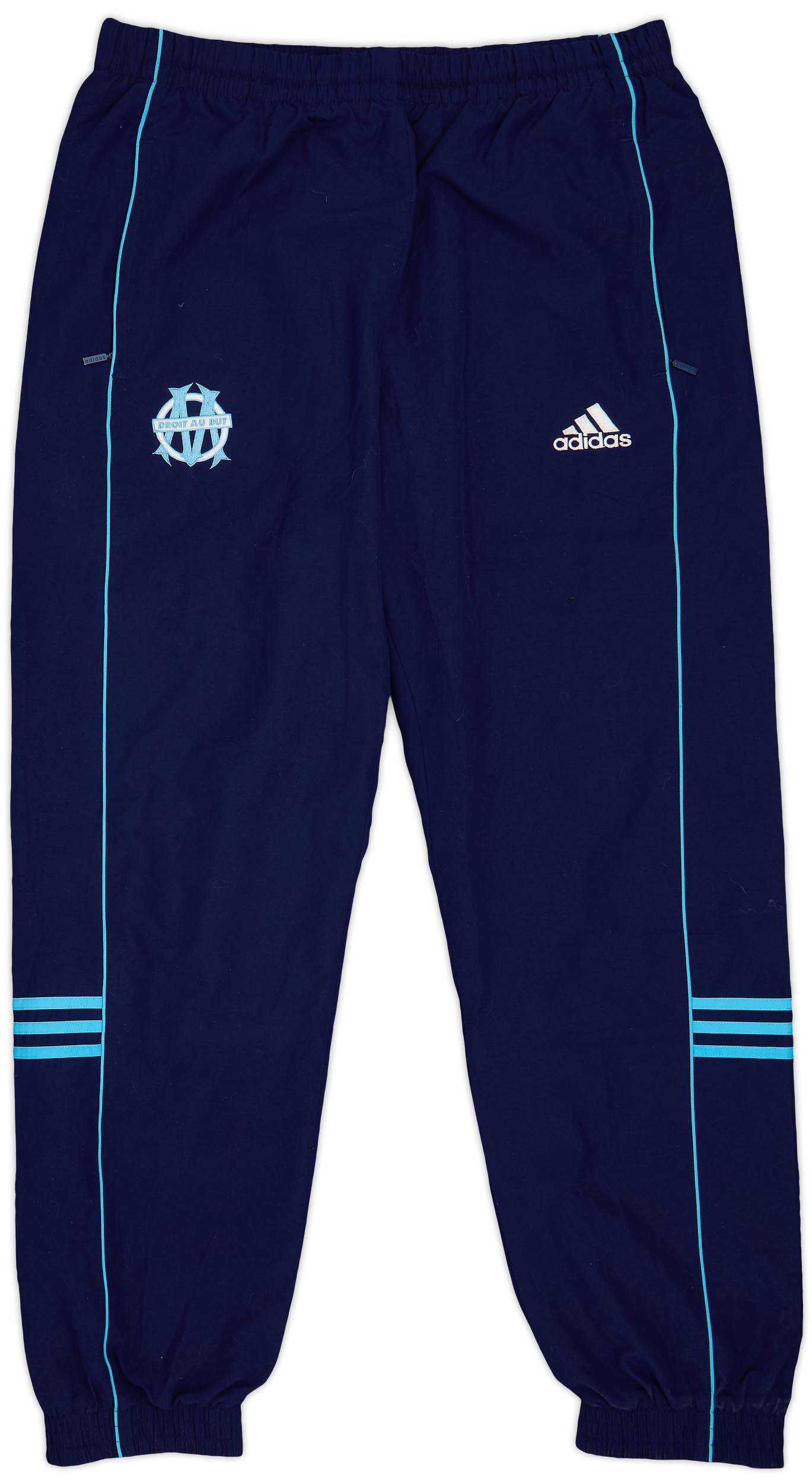 1999 00 Olympique Marseille adidas Track Pants Bottoms 4 10 XXL
