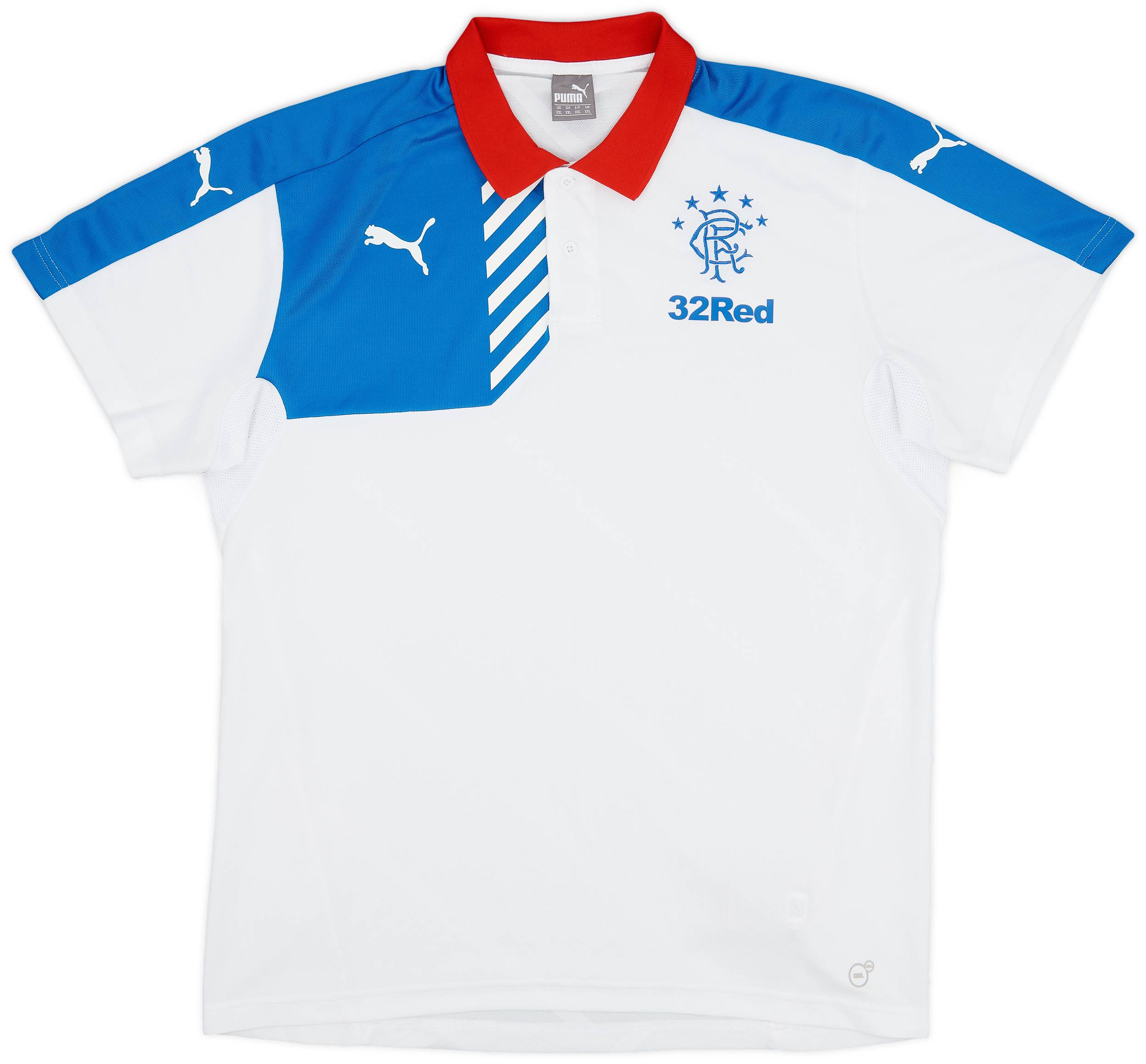 2015-16 Rangers Puma Polo Shirt - 8/10 - (XXL)