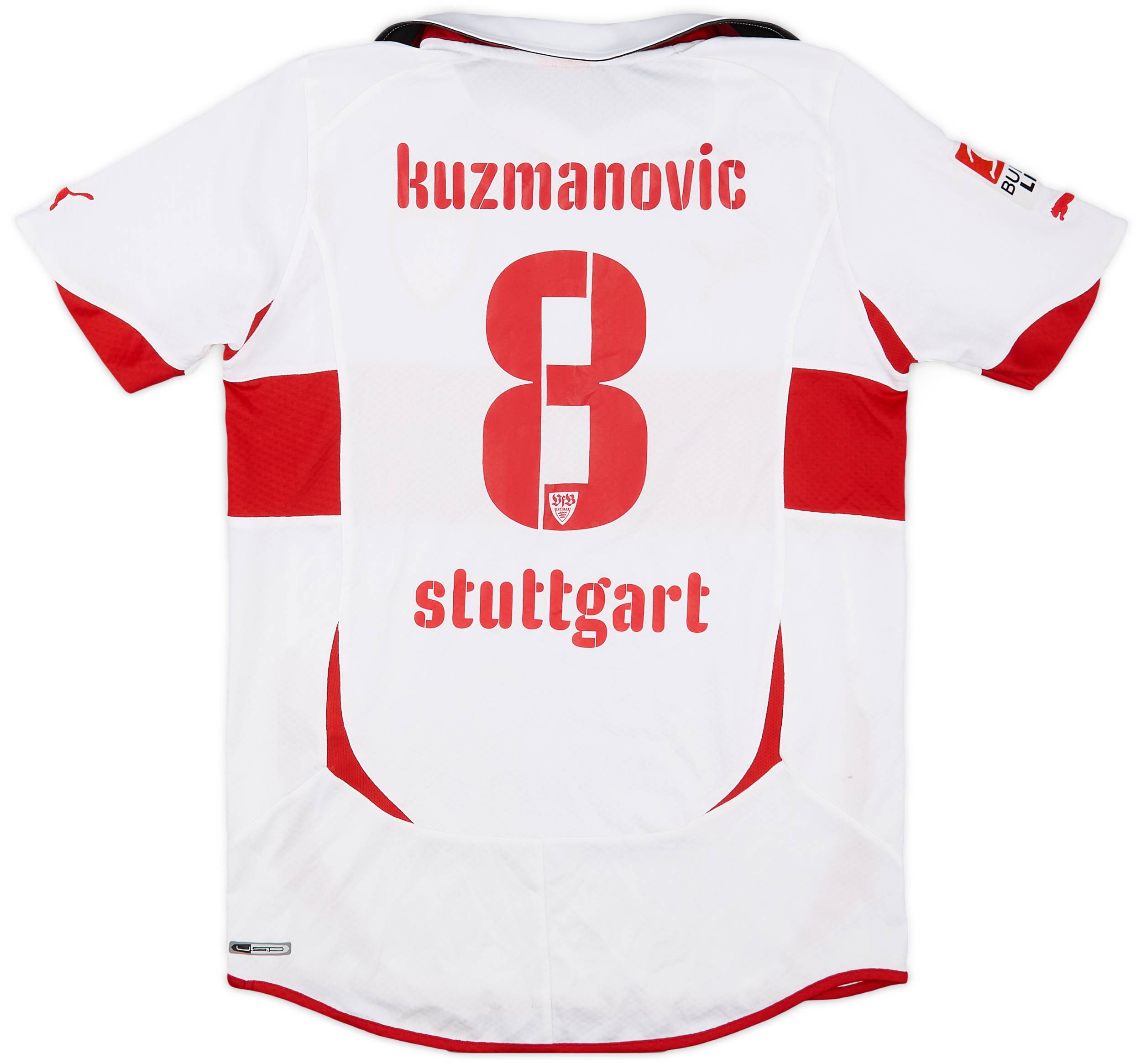 2010-11 Stuttgart Home Shirt Kuzmanovic #8 - 8/10 - (XL.Boys)
