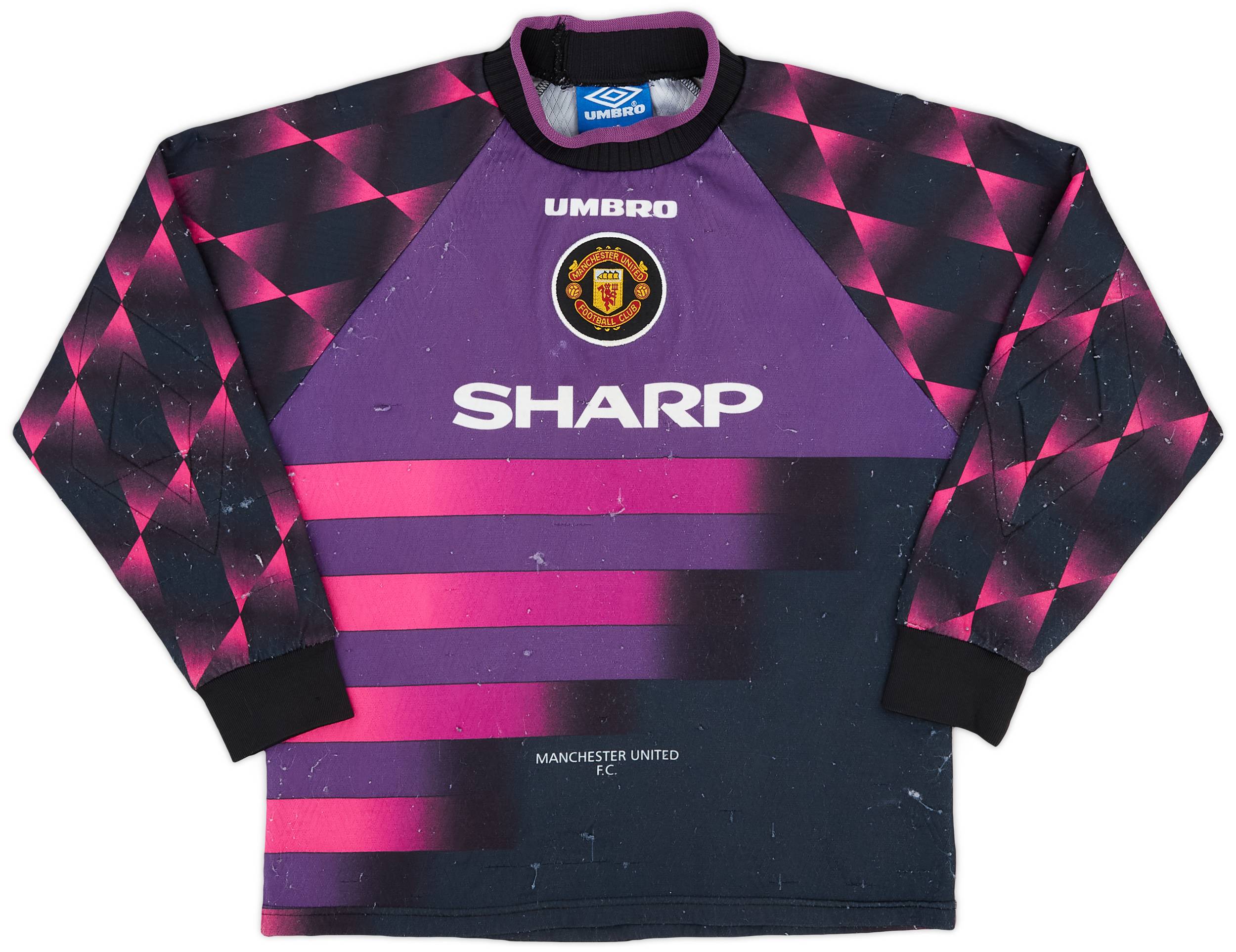 1996-97 Manchester United GK Shirt - 5/10 - (L.Boys)