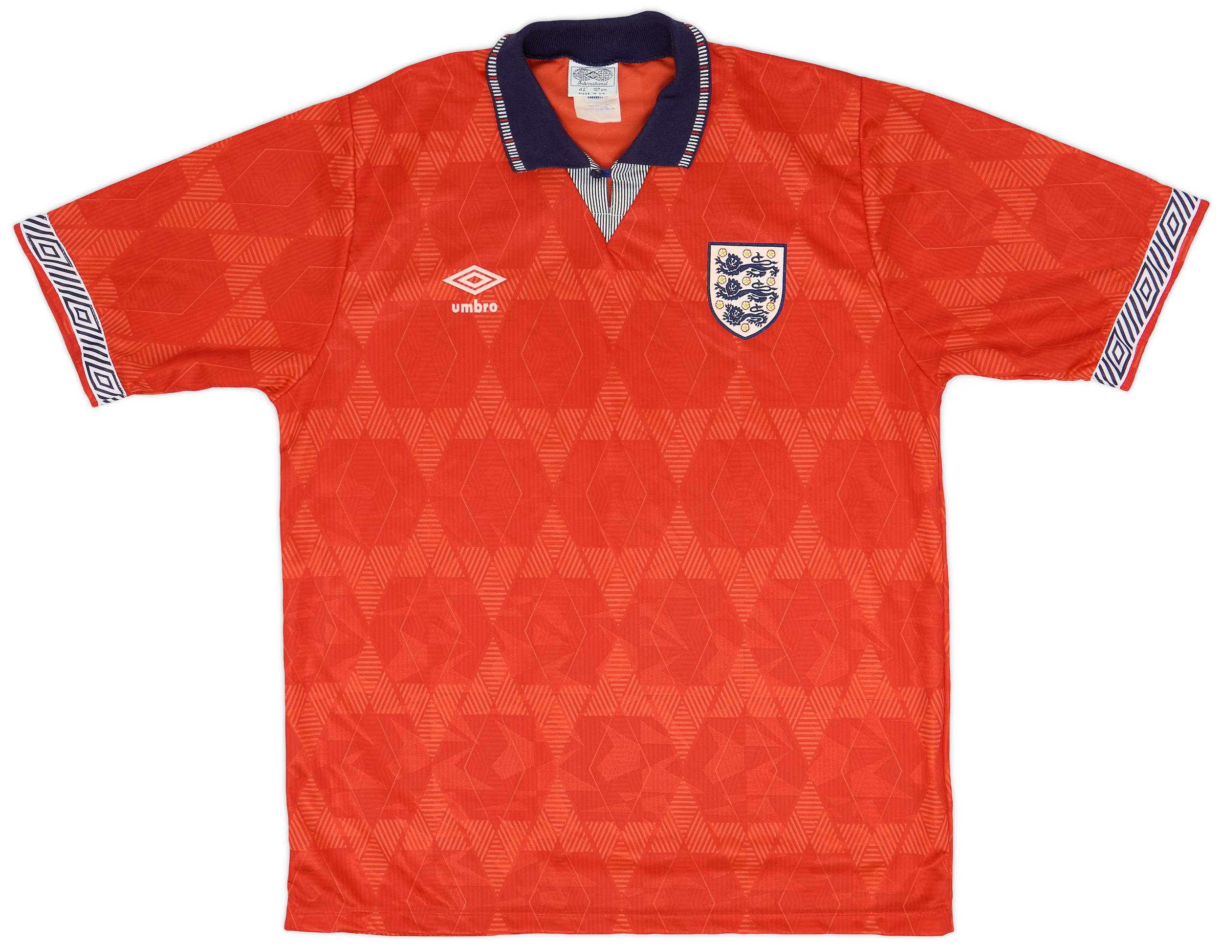 1990-93 England Away Shirt - 9/10 - (L)