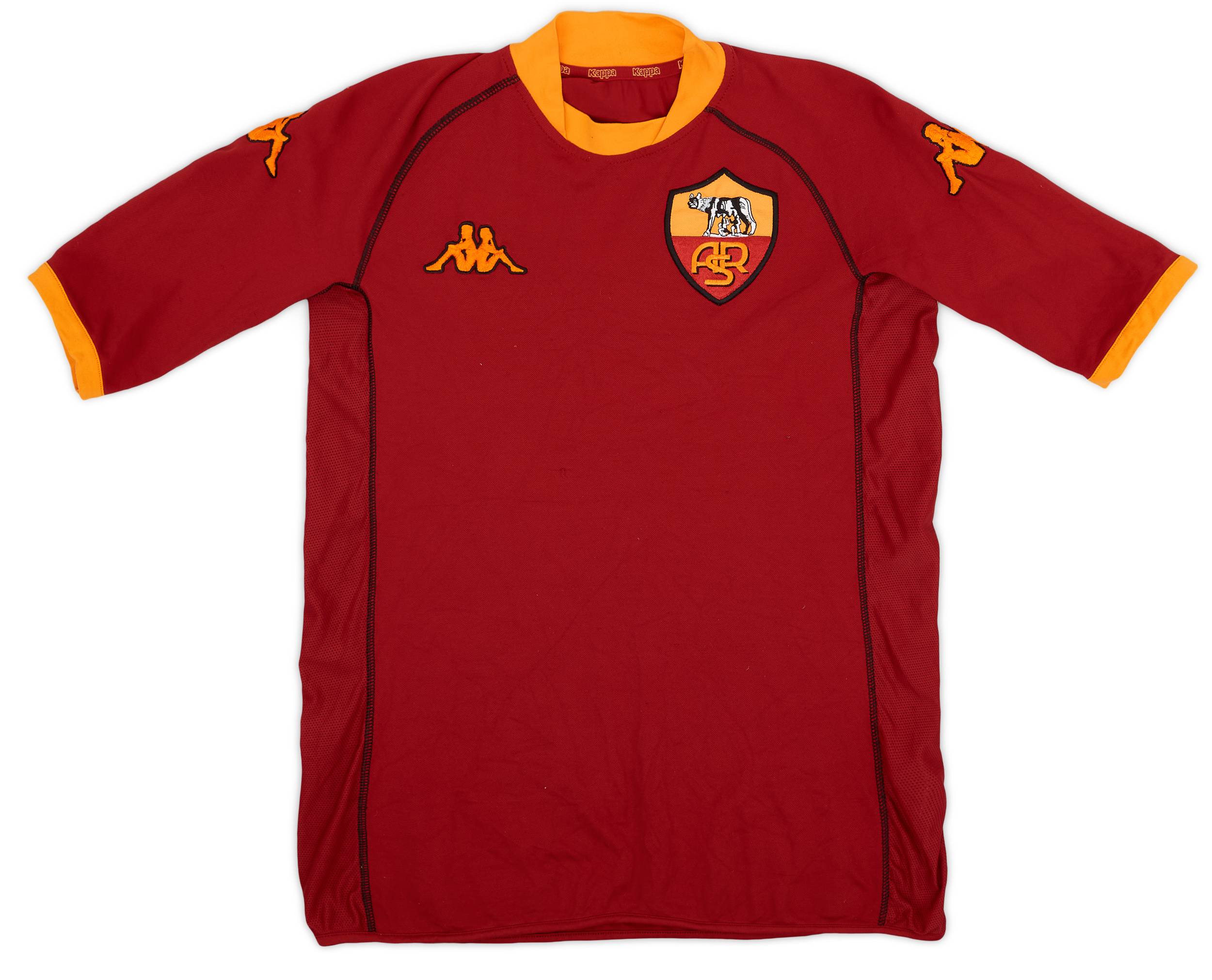 2002-03 Roma Home Shirt - 8/10 - (S)