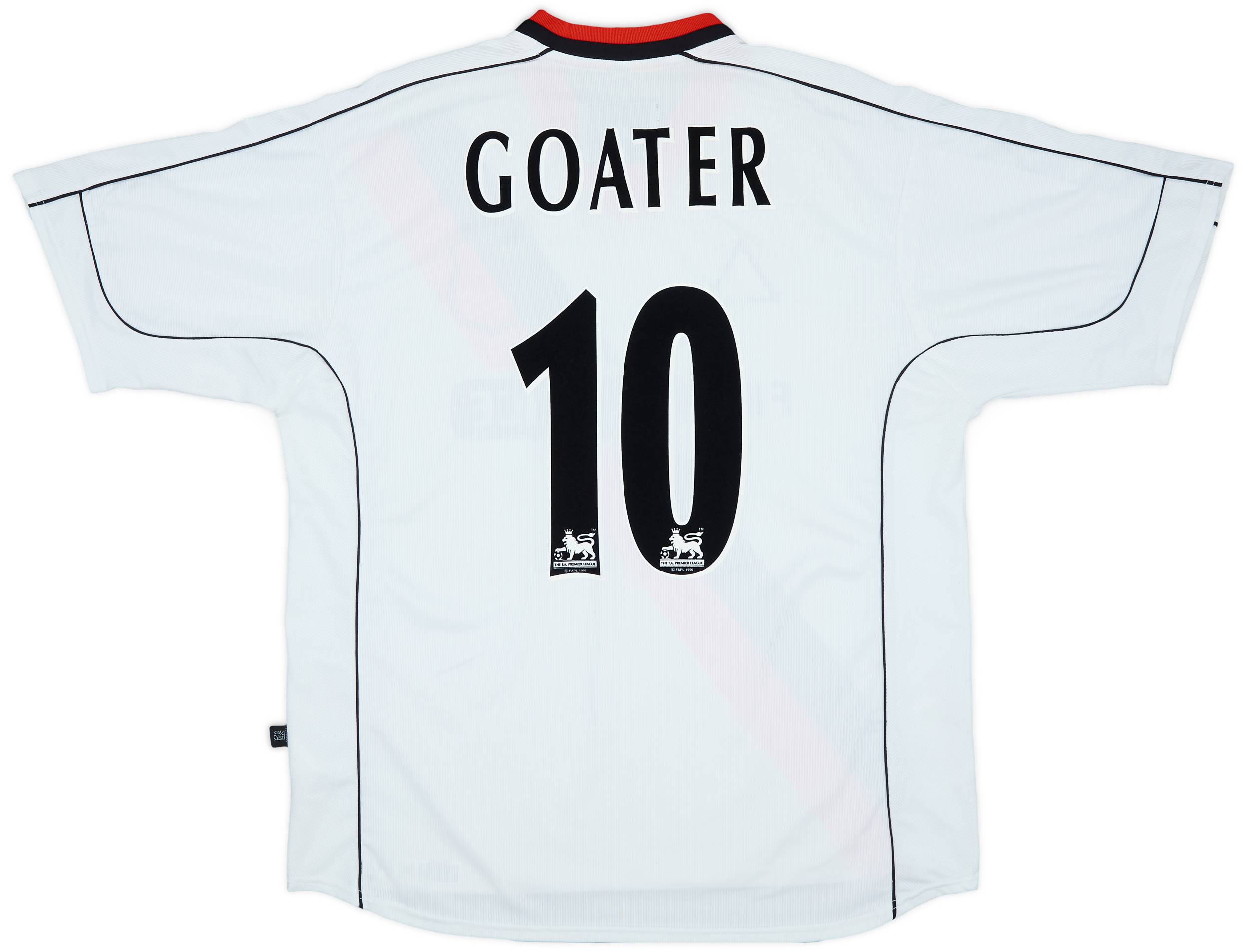 2002-03 Manchester City Away Shirt Goater #10 - 9/10 - (L)