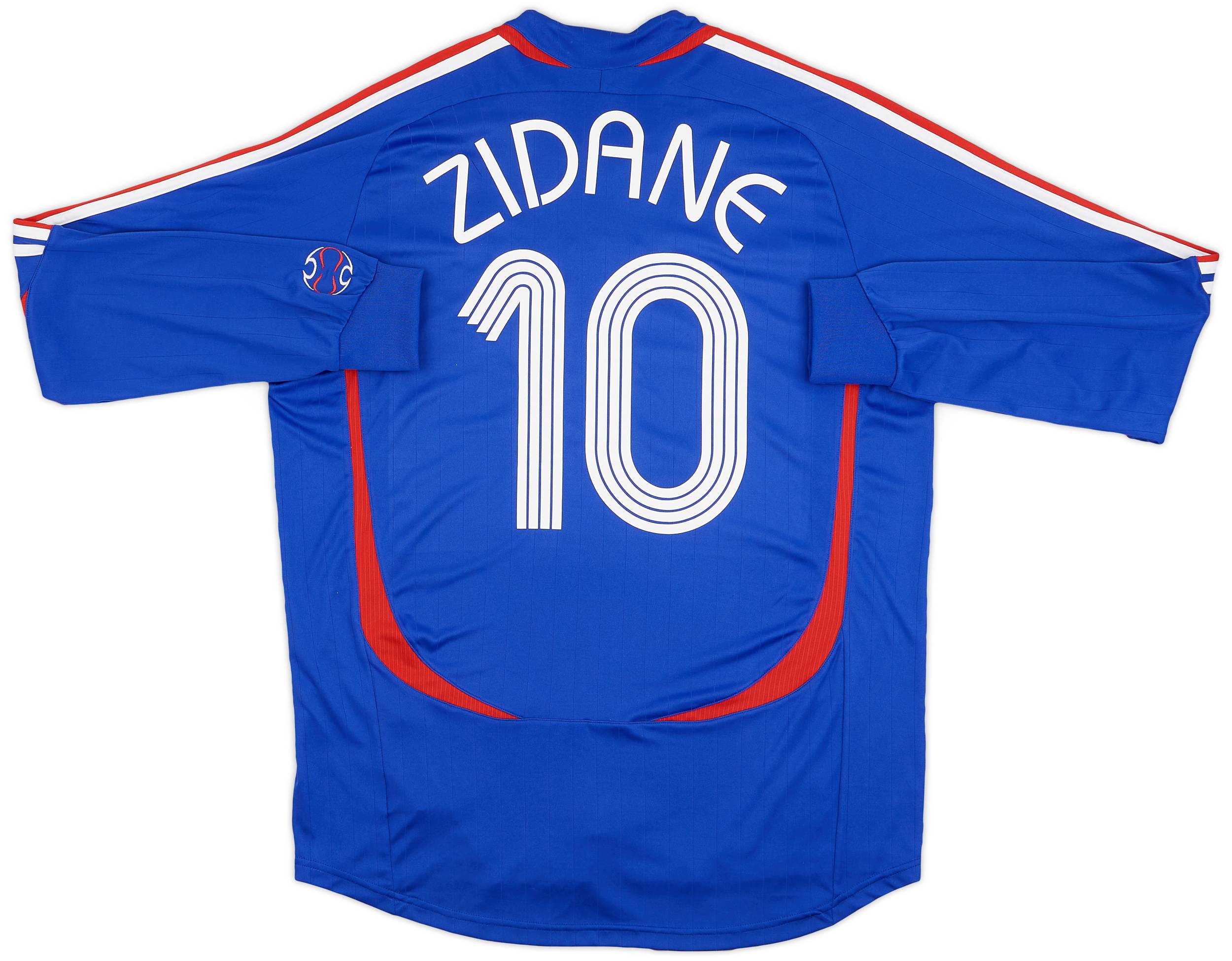 2006-07 France Home L/S Shirt Zidane #10 - 8/10 - (XL)