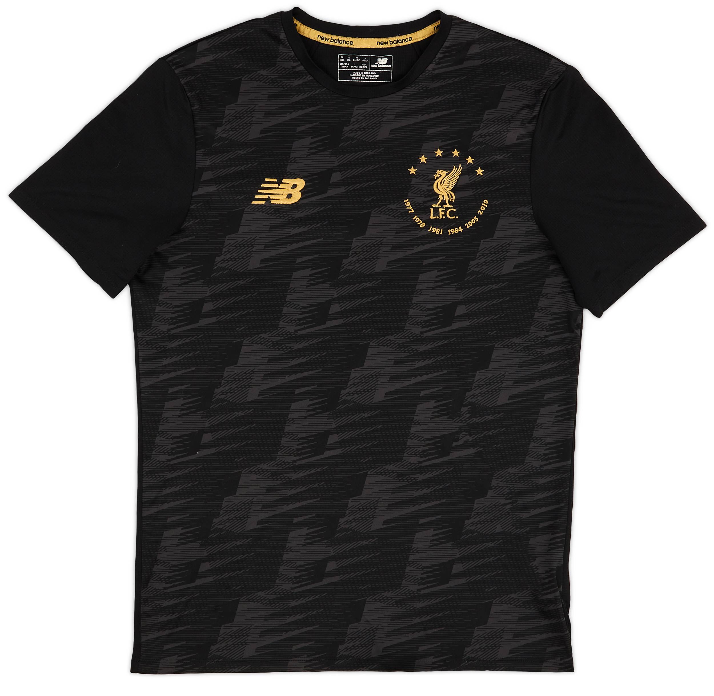 2019-20 liverpool New Balance '6 Times' Training Shirt - 8/10 - (M)