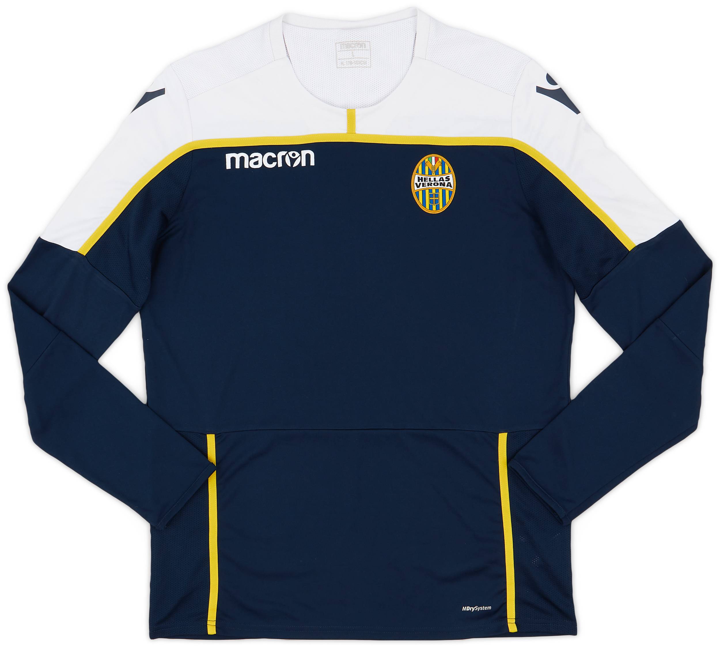 2018-19 Hellas Verona Macron Training L/S Shirt - 10/10 - (L)