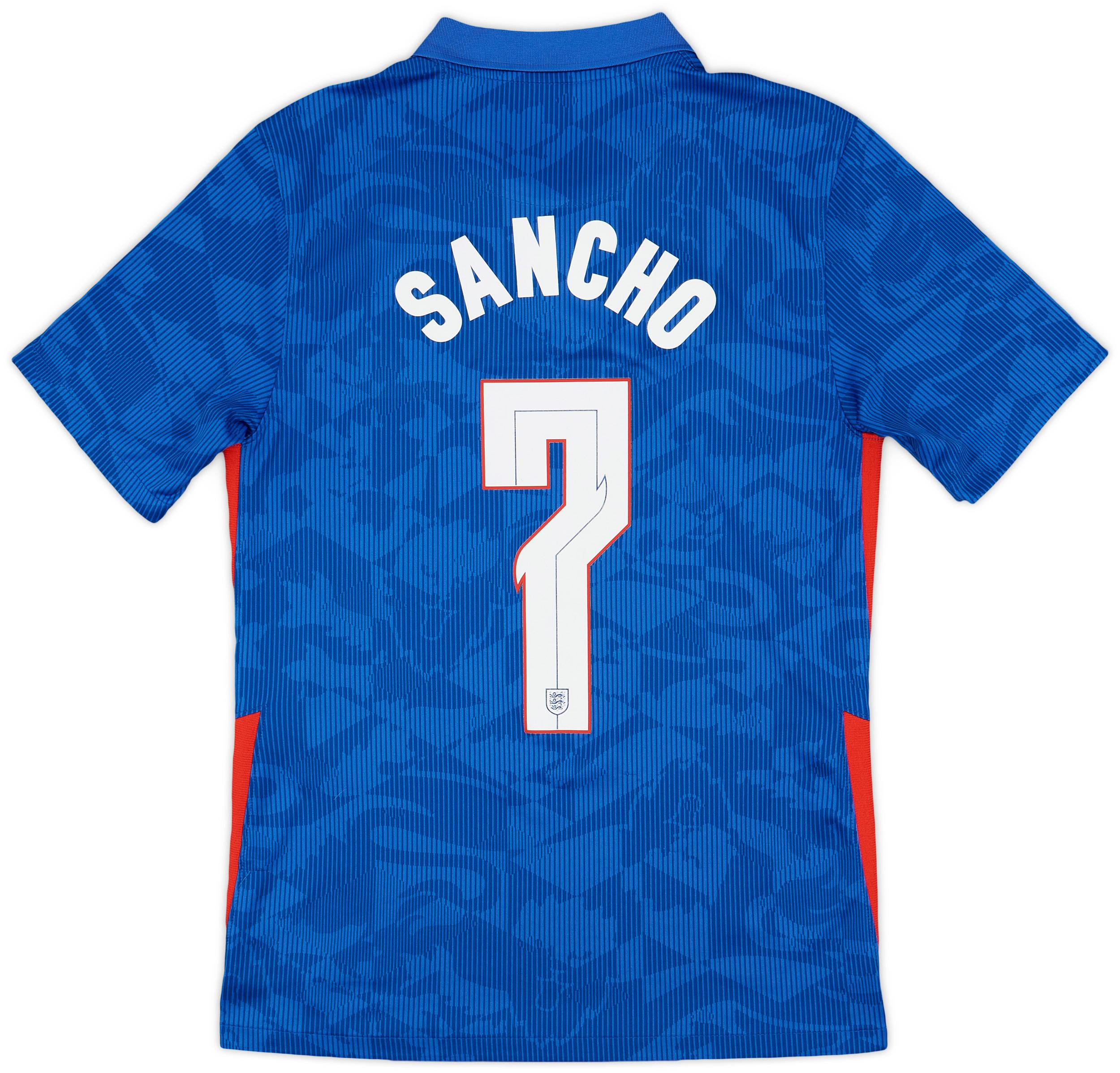 2020-21 England Away Shirt Sancho #7 - 8/10 - (S)