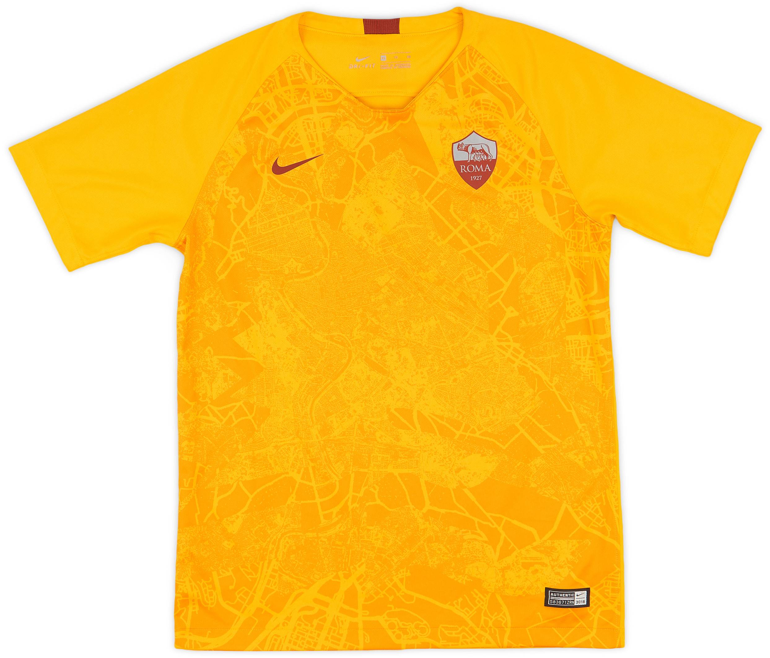 2018-19 Roma Third Shirt - 9/10 - (XL.Boys)