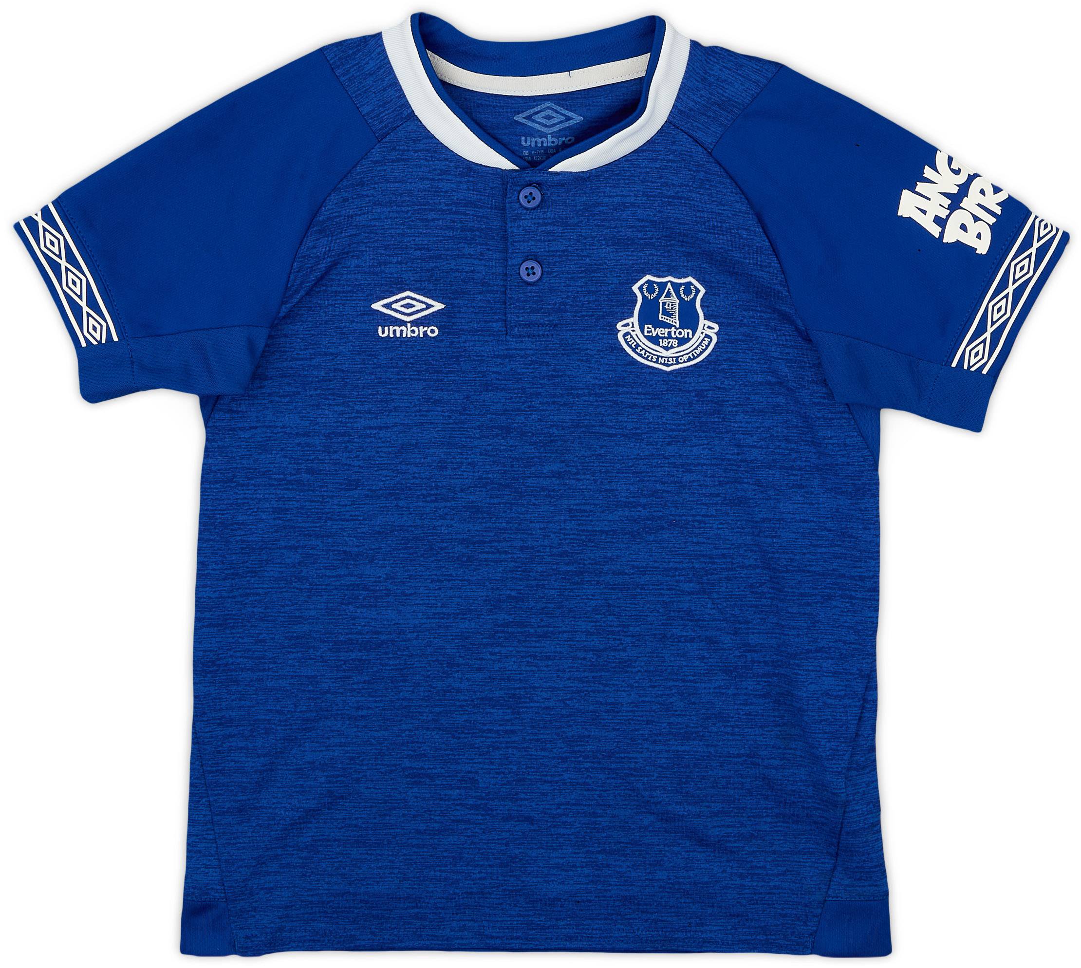 2018-19 Everton Home Shirt - 5/10 - (6-7 Years)