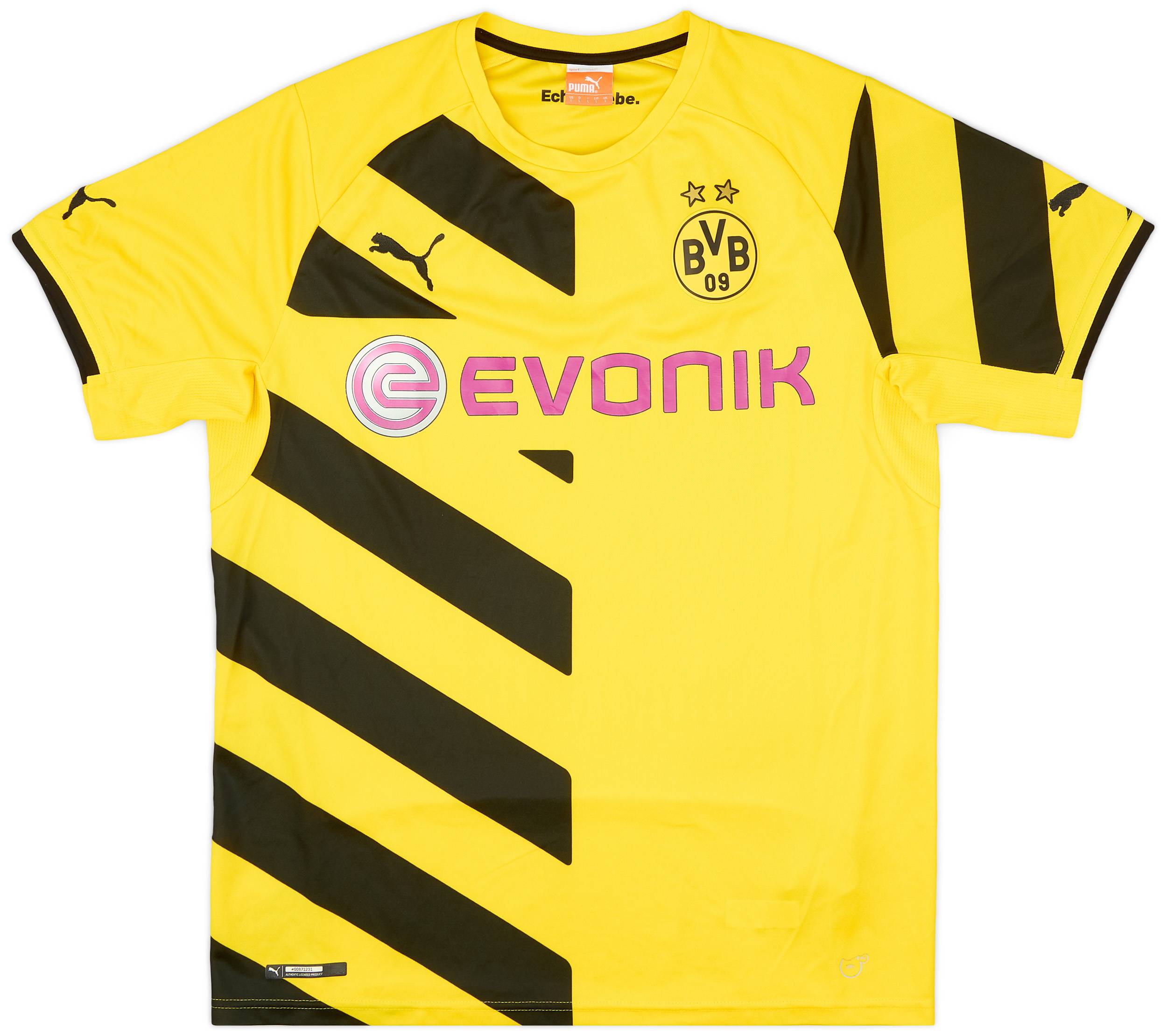 2014-15 Borussia Dortmund Home Shirt - 8/10 - (L)