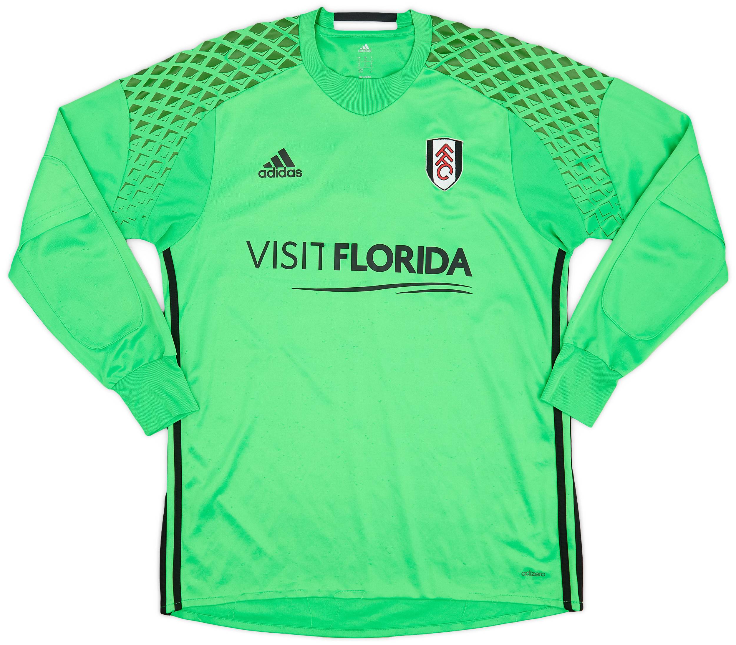 2016-17 Fulham Green GK Shirt #1 - 6/10 - (M)