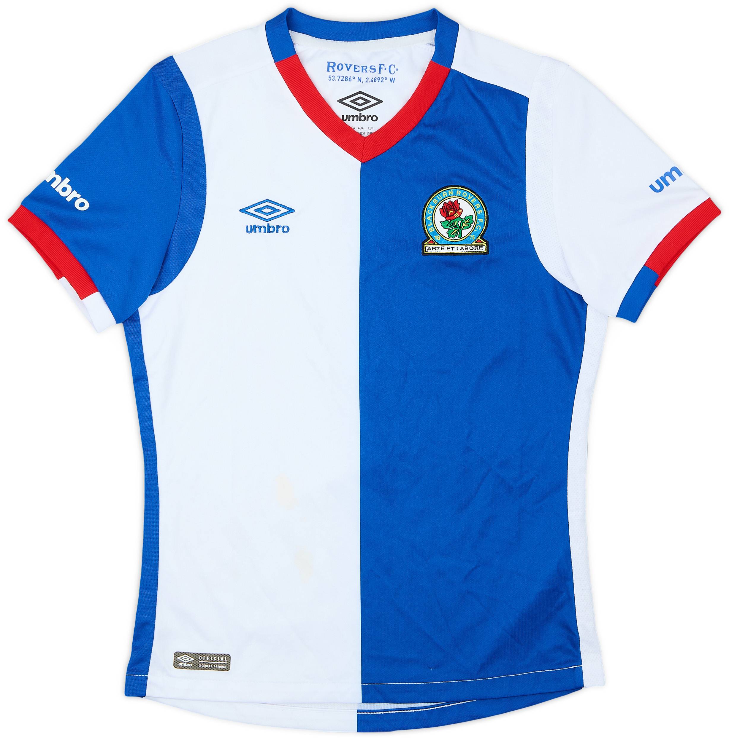 2016-17 Blackburn Home Shirt - 5/10 - (M.Boys)