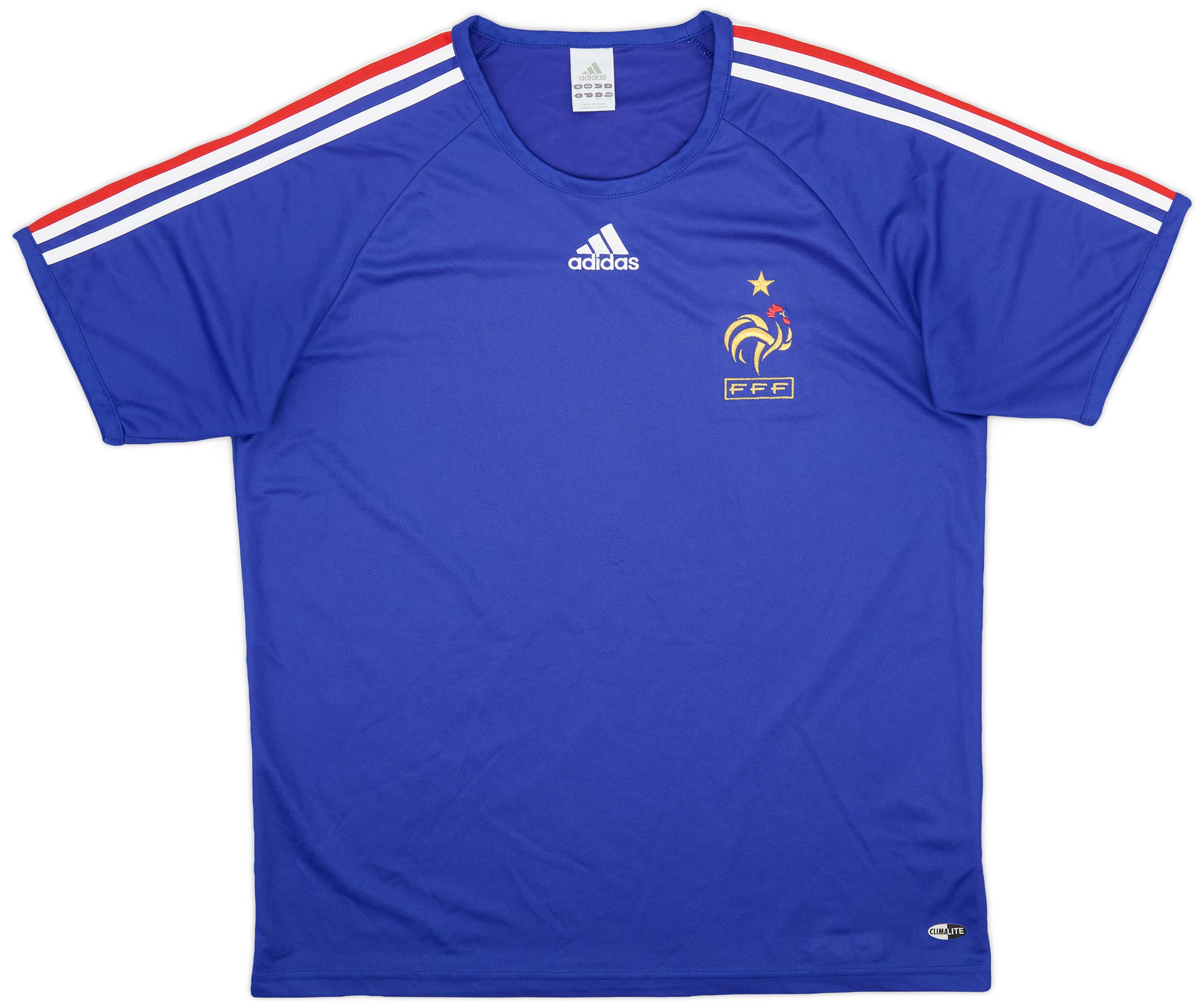 2006-08 France adidas Training Shirt - 9/10 - (L)