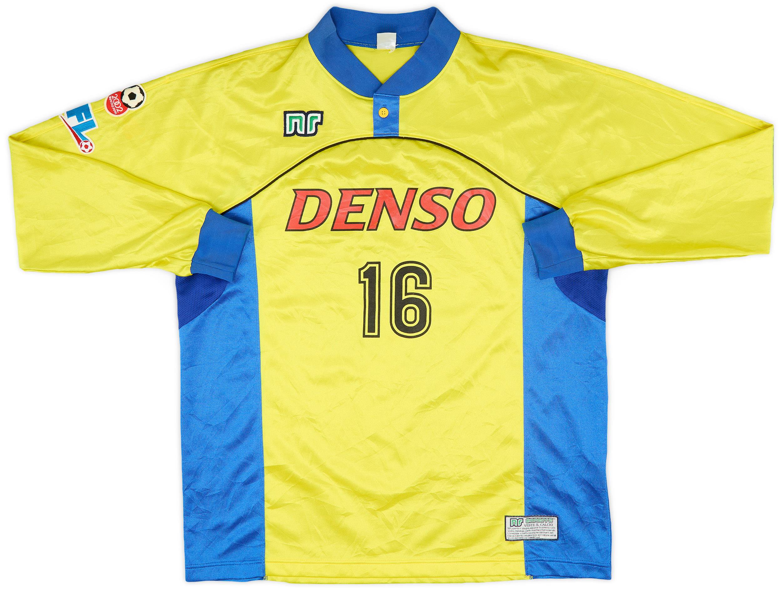 1998-99 Nippon Denso Match Issue Away L/S Shirt #16