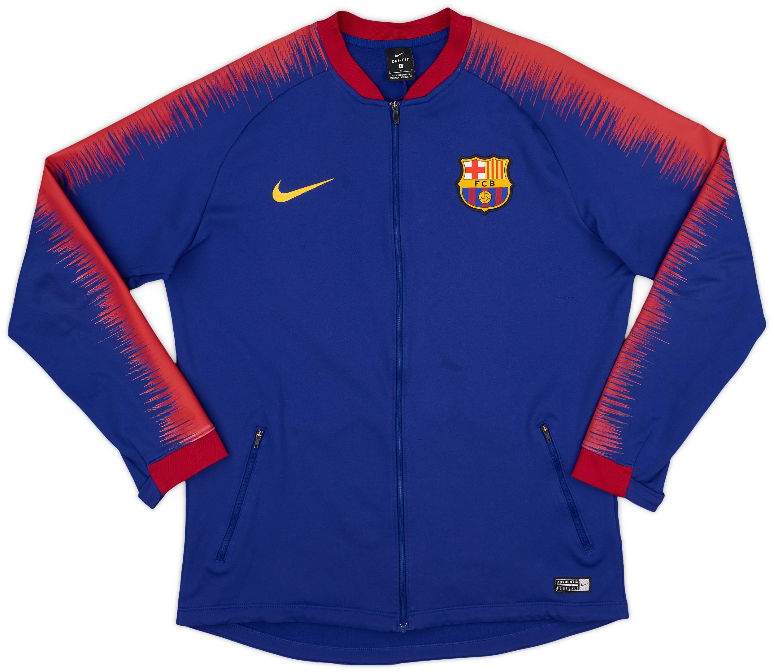 2018-19 Barcelona Nike Track Jacket - 8/10 - (L)