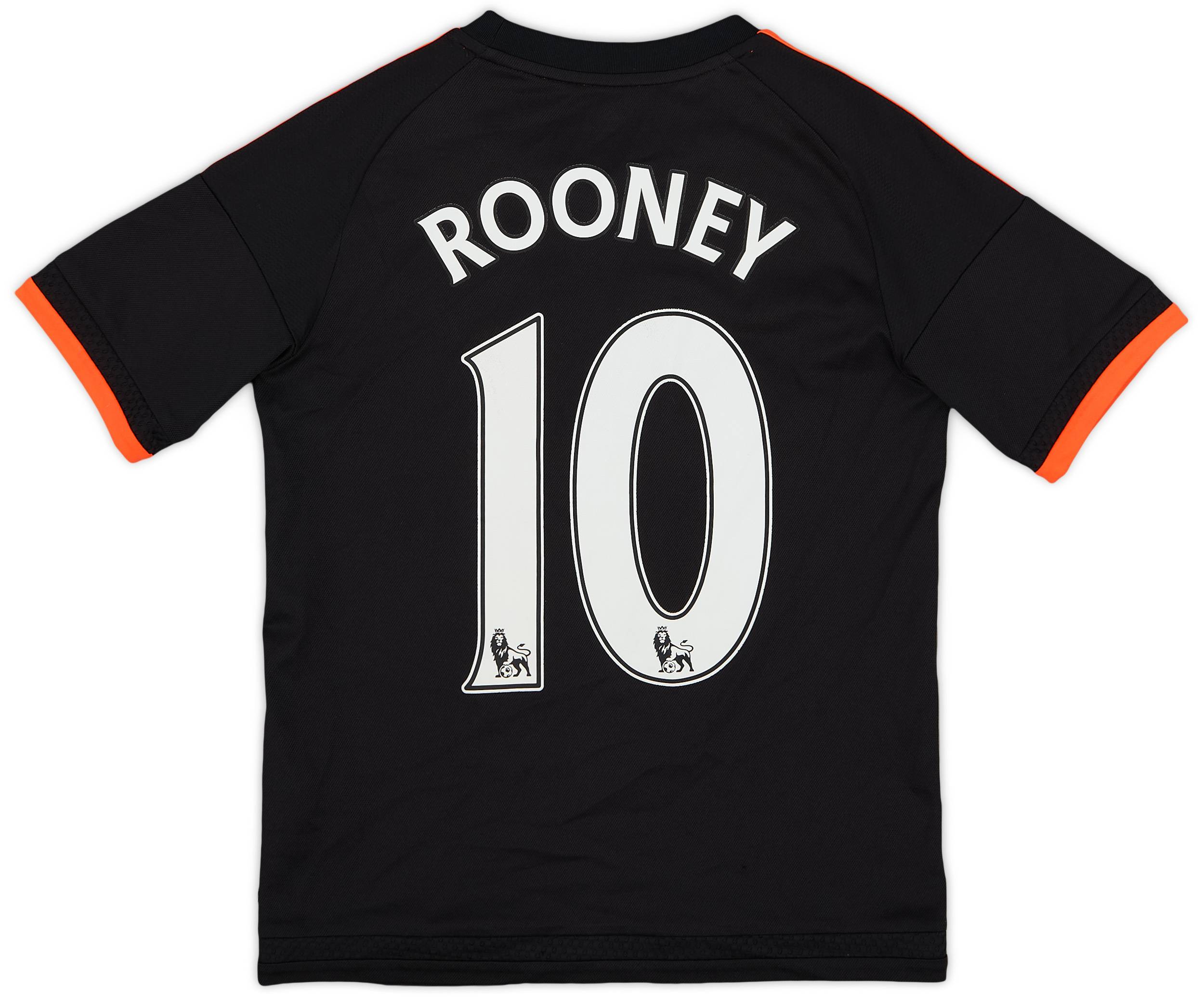 2015-16 Manchester United Third Shirt Rooney #10 - 8/10 - (M.Boys)
