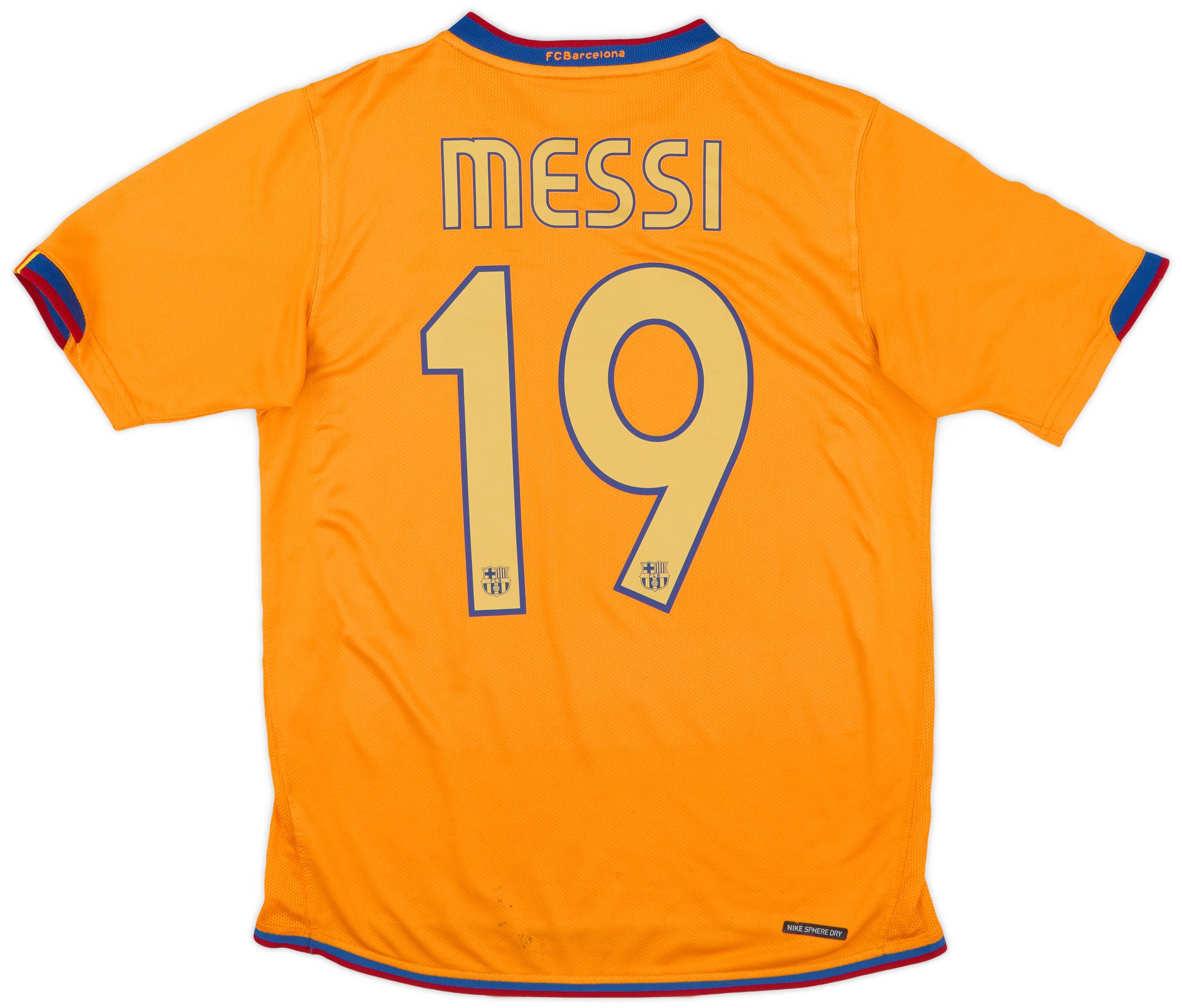 2006-08 Barcelona Away Shirt Messi #19 - 7/10 - (M)