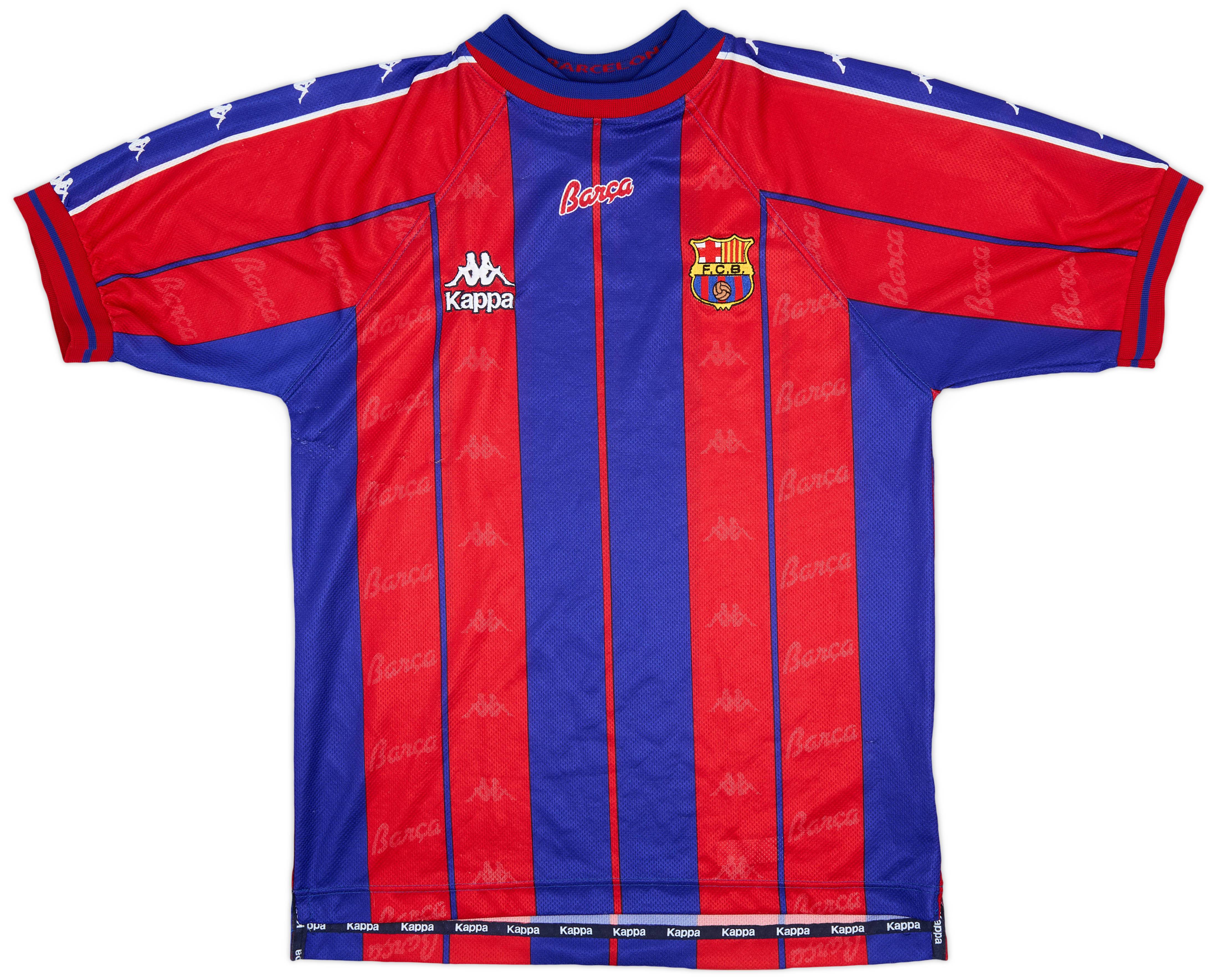 1997-98 Barcelona Home Shirt - 8/10 - (M)