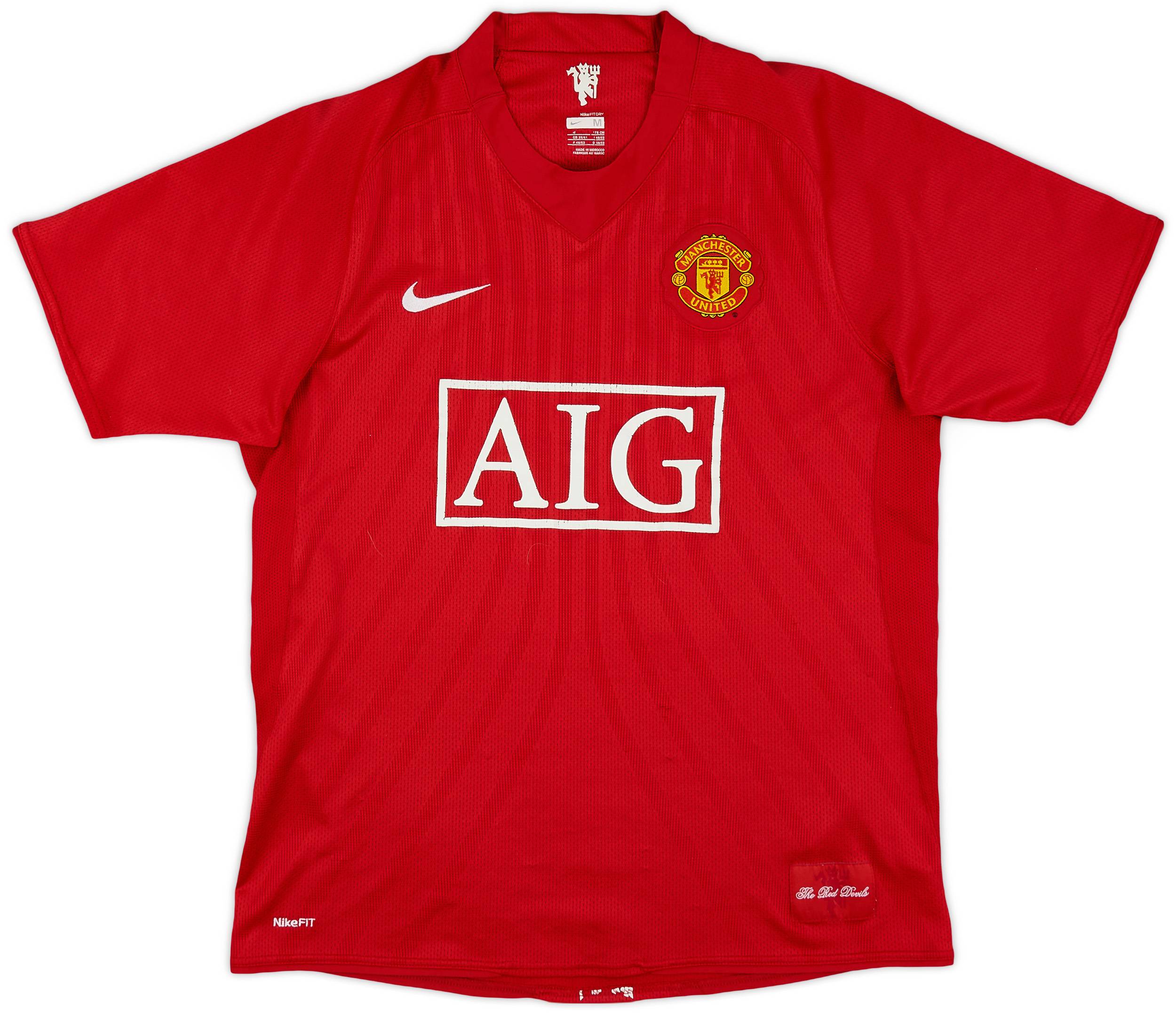 2007-09 Manchester United Home Shirt Tevez #32 - 5/10 - (M)