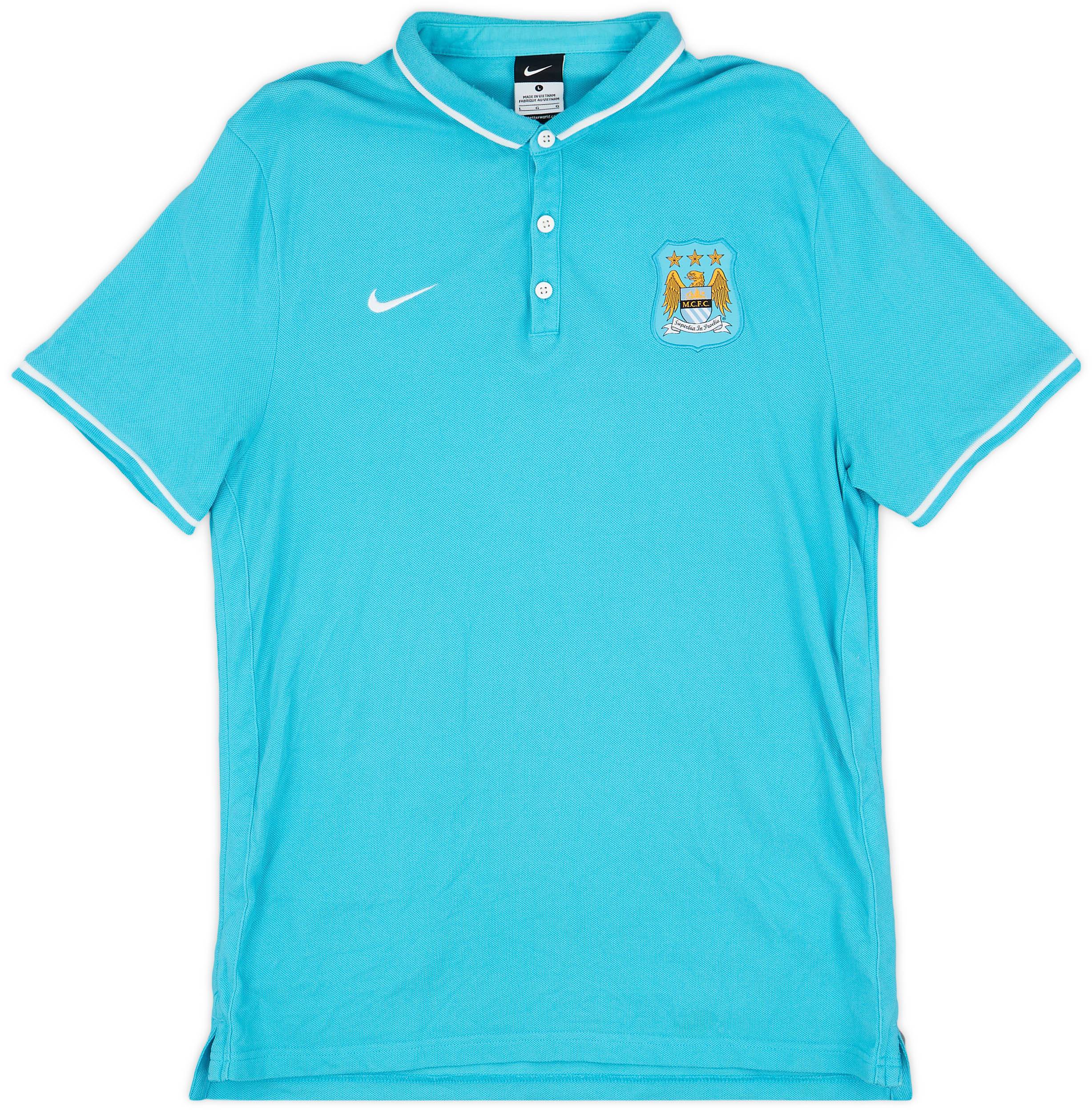 2015-16 Manchester City Nike Polo Shirt - 8/10 - (L)