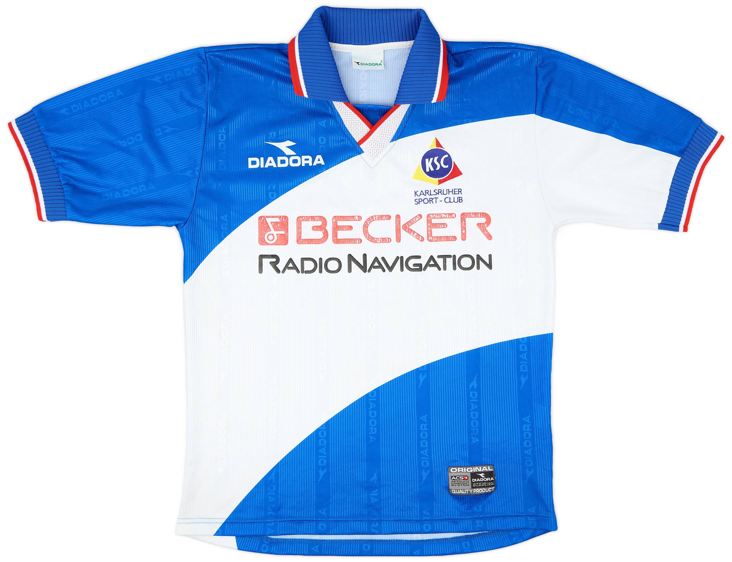1999-00 Karlsruhe Home Shirt - 7/10 - (M)