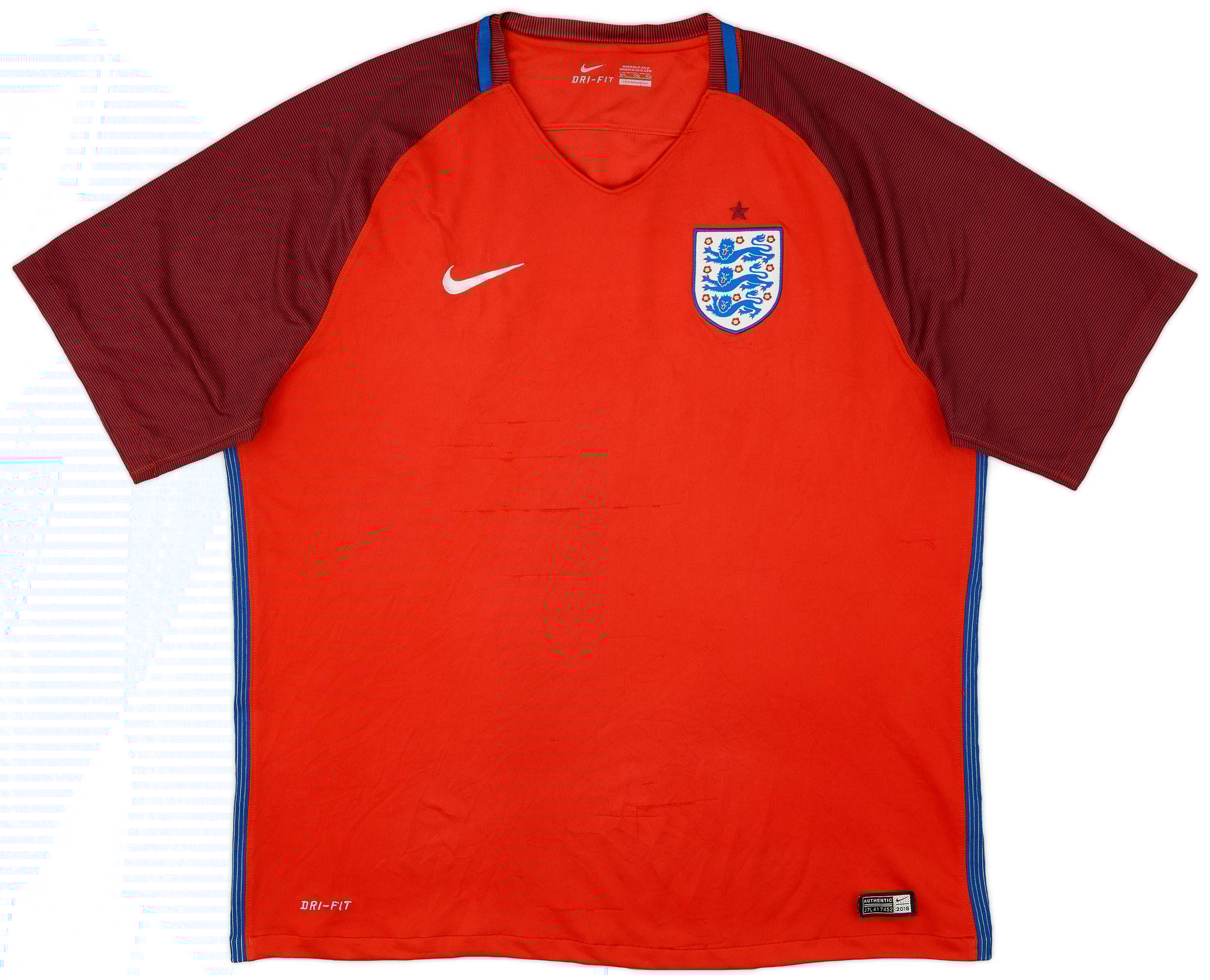 2016-17 England Away Shirt - 6/10 - (XXL)
