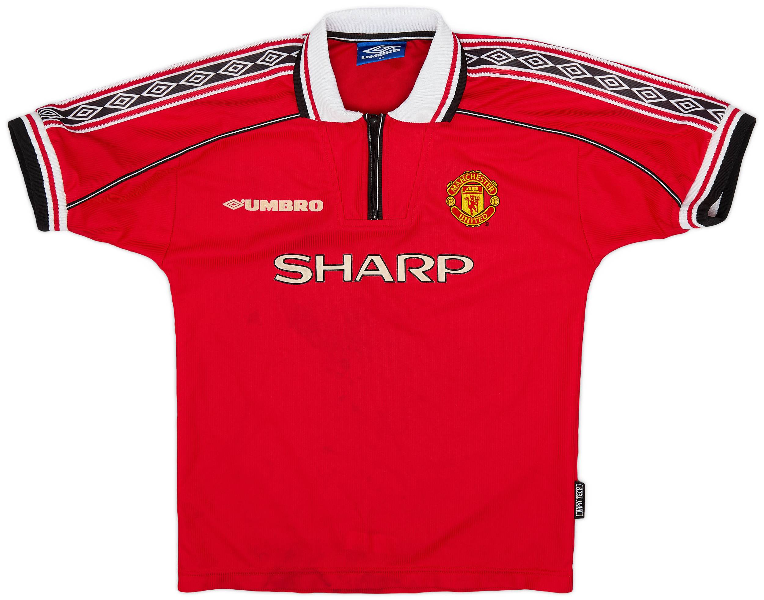 1998-00 Manchester United Home Shirt - 8/10 - (M.Boys)
