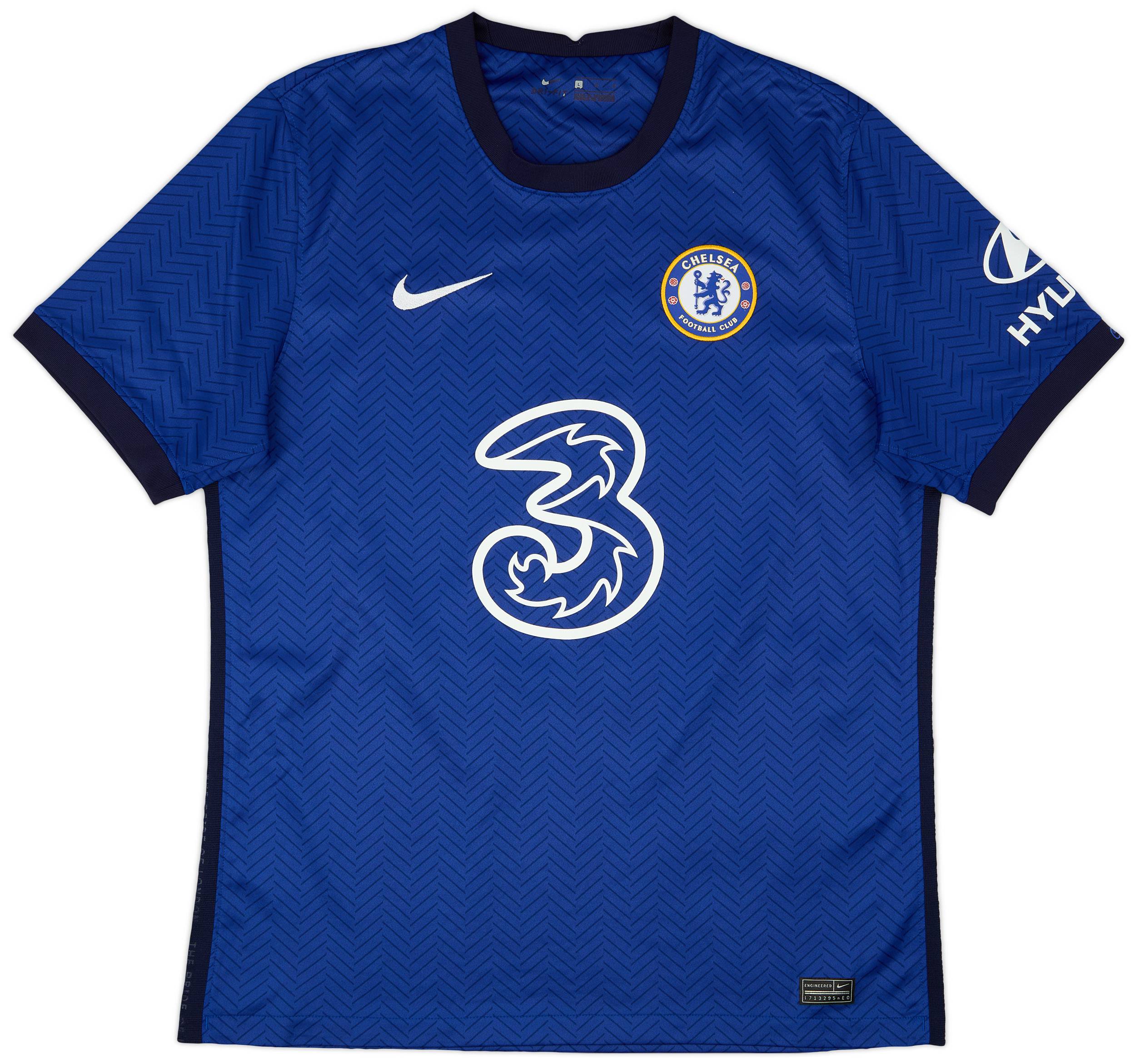 2020-21 Chelsea Home Shirt Mount #19 - 9/10 - (L)