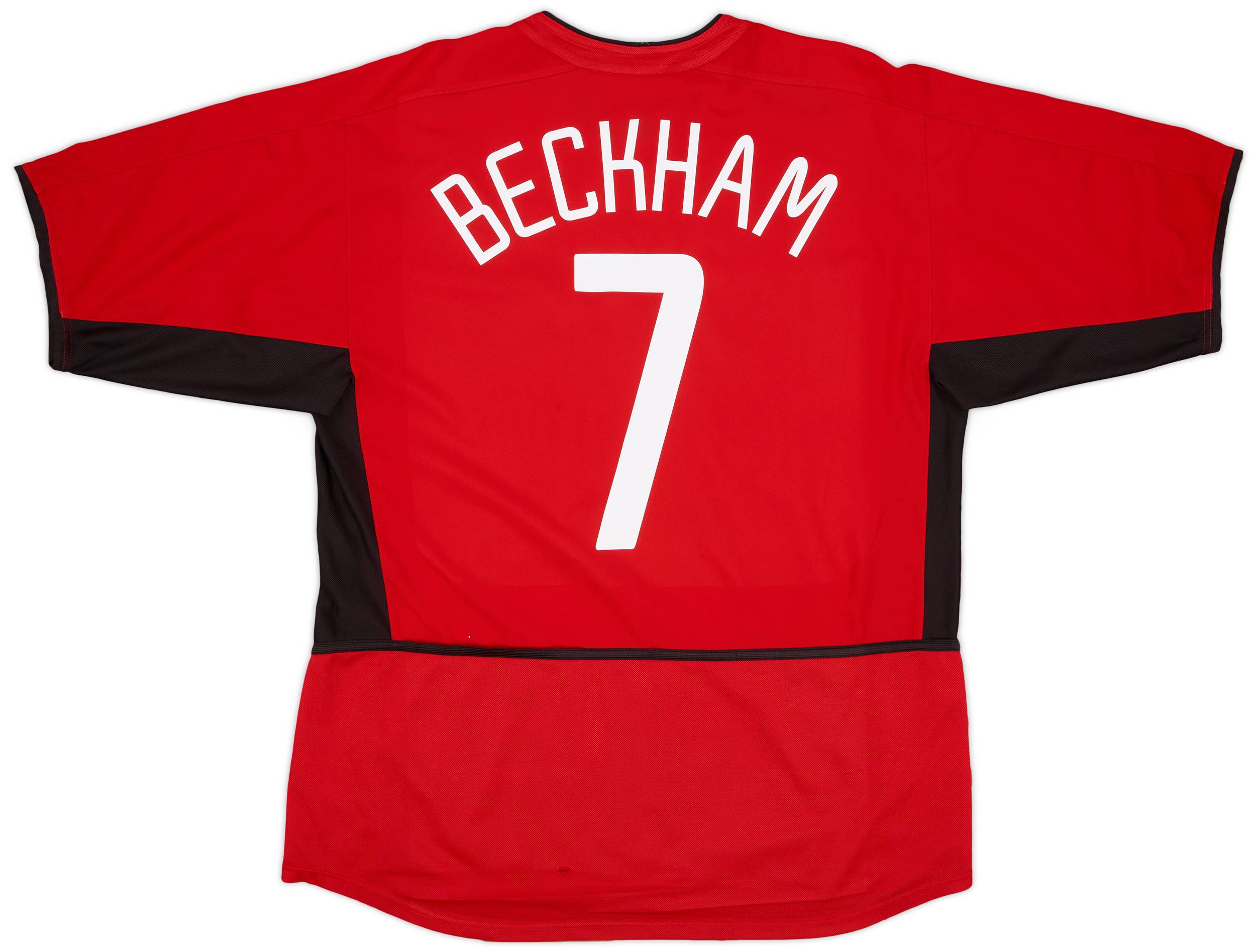 2002-04 Manchester United Home Shirt Beckham #7 - 5/10 - (L)